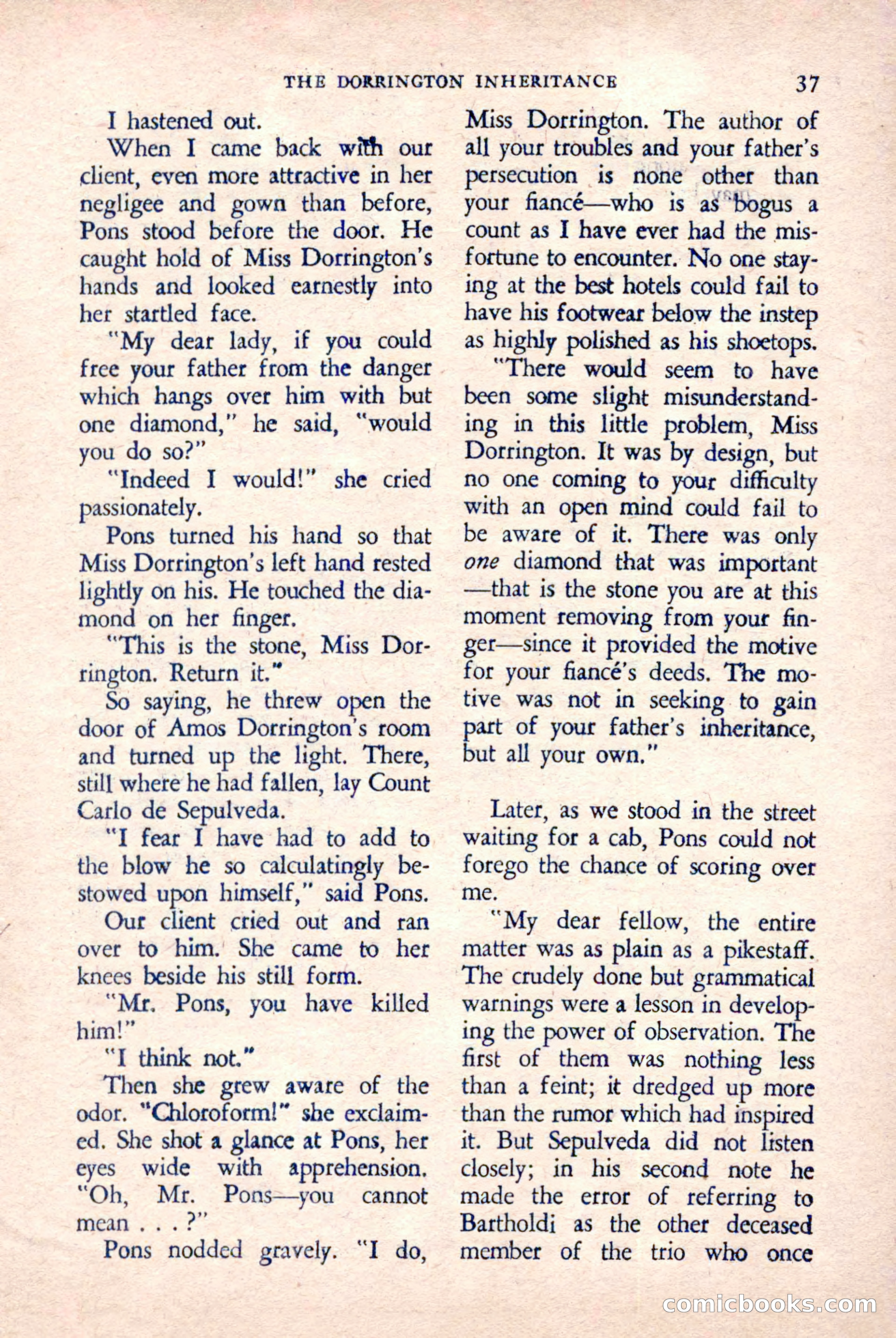 The Saint Detective Magazine, March 1958 — page 39 of 132