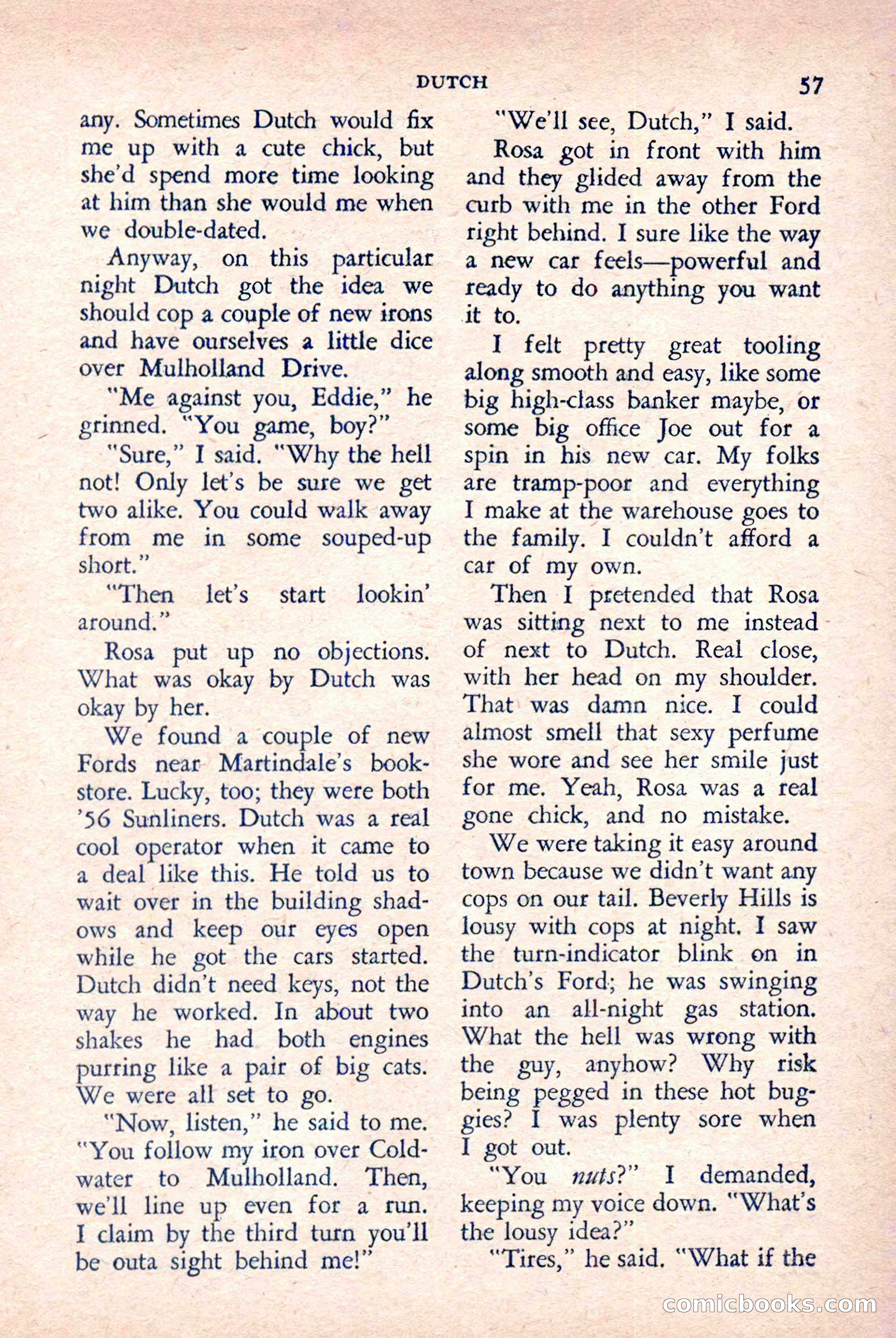 The Saint Detective Magazine, March 1958 — page 59 of 132