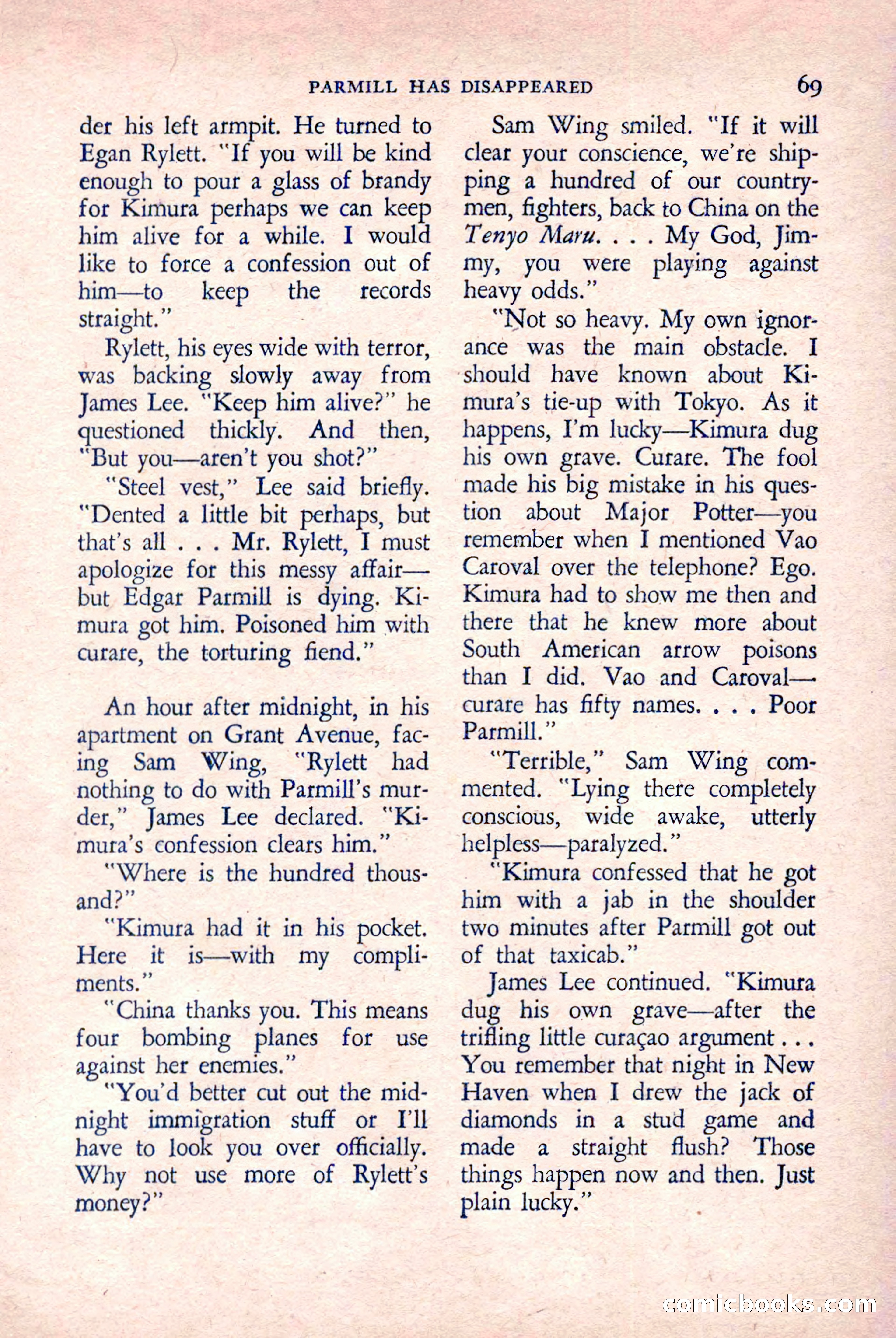 The Saint Detective Magazine, March 1958 — page 71 of 132