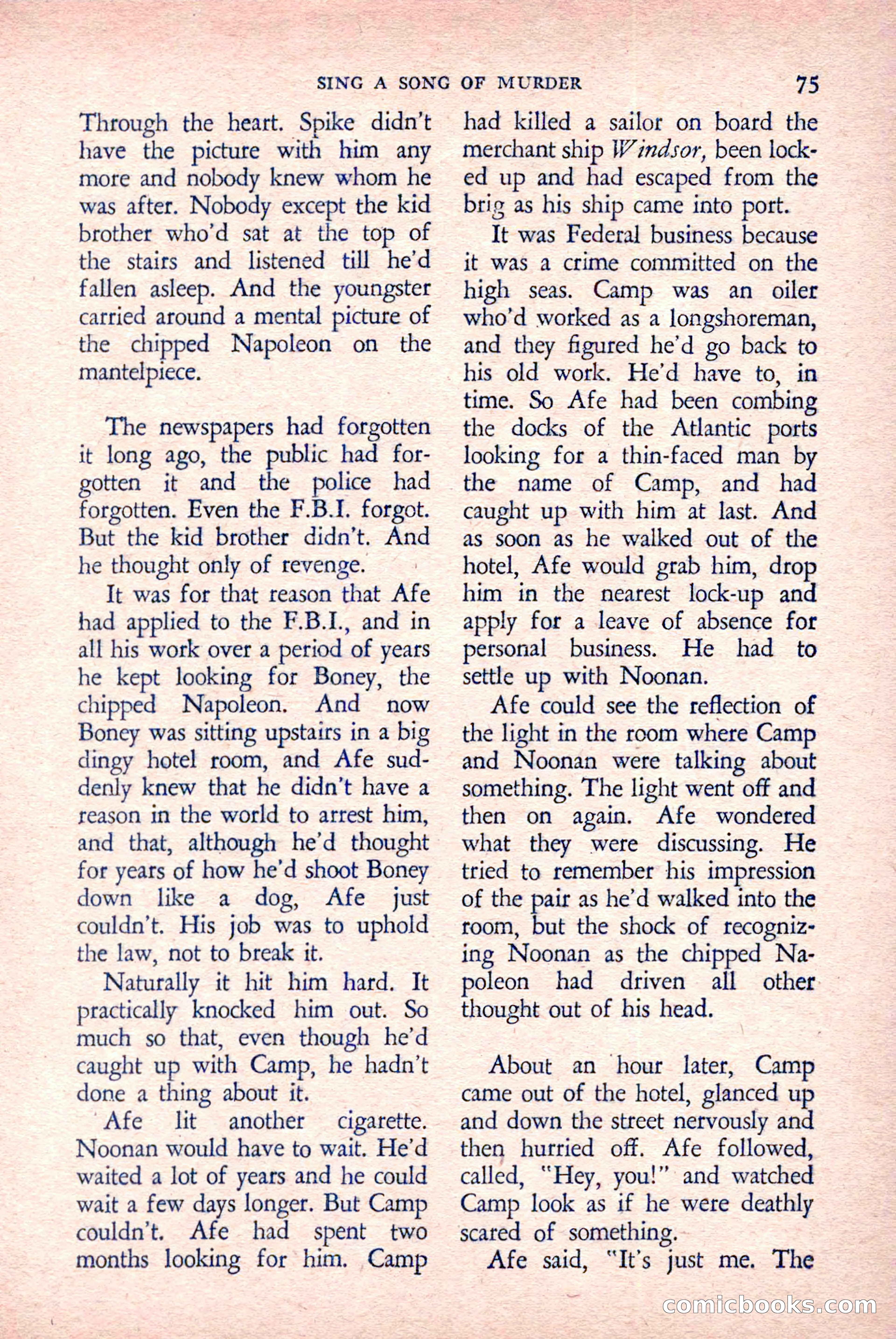 The Saint Detective Magazine, March 1958 — page 77 of 132