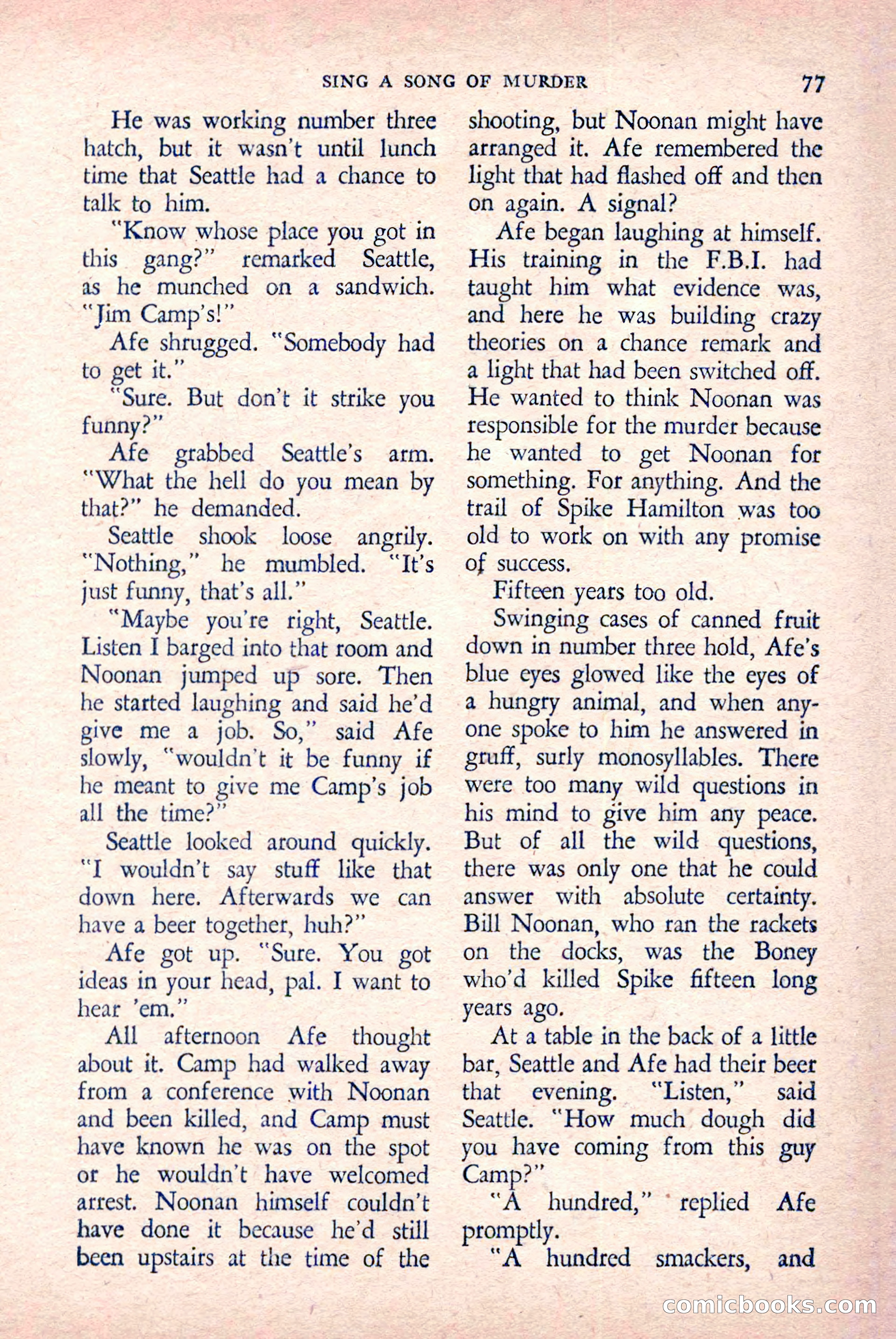 The Saint Detective Magazine, March 1958 — page 79 of 132