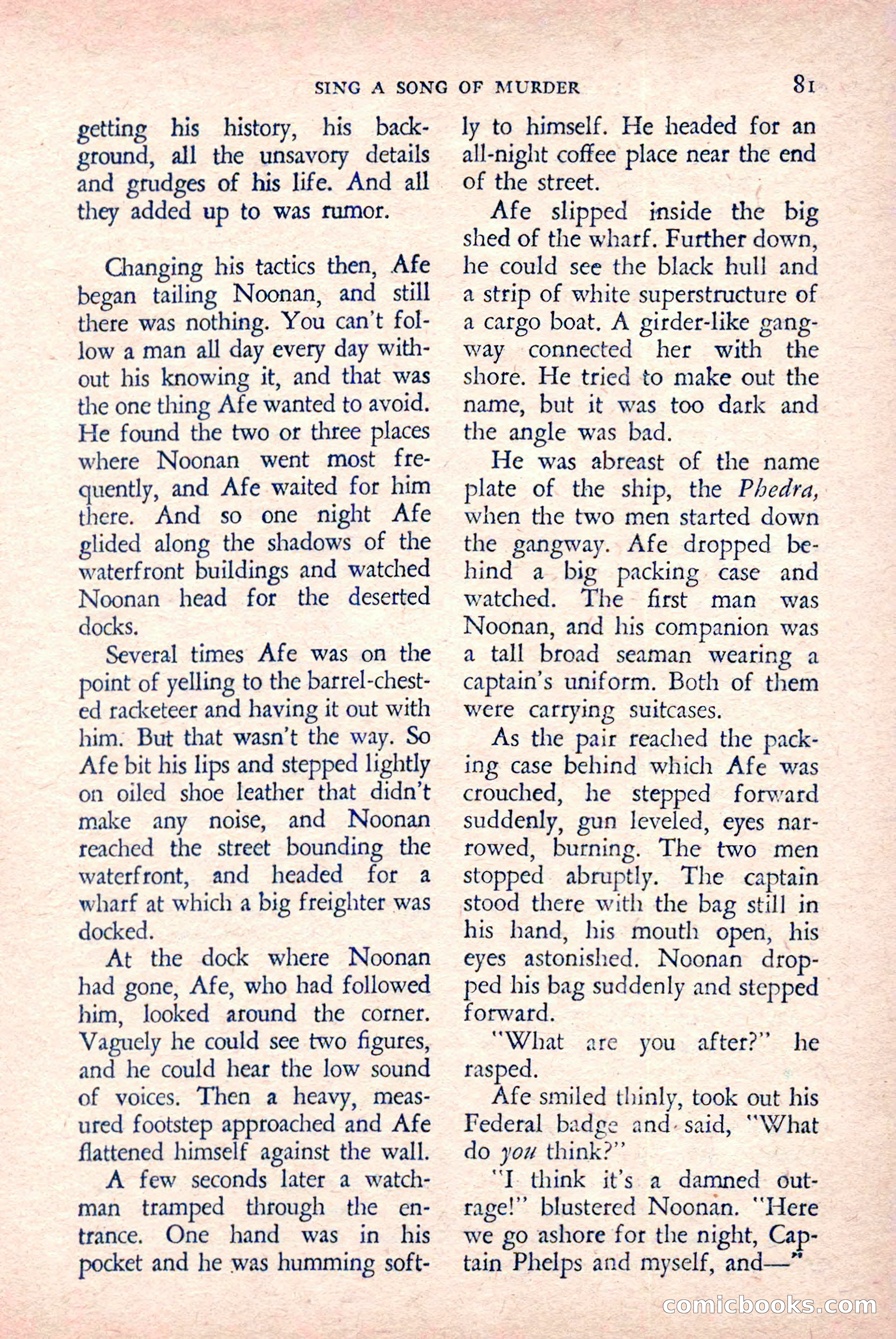 The Saint Detective Magazine, March 1958 — page 83 of 132