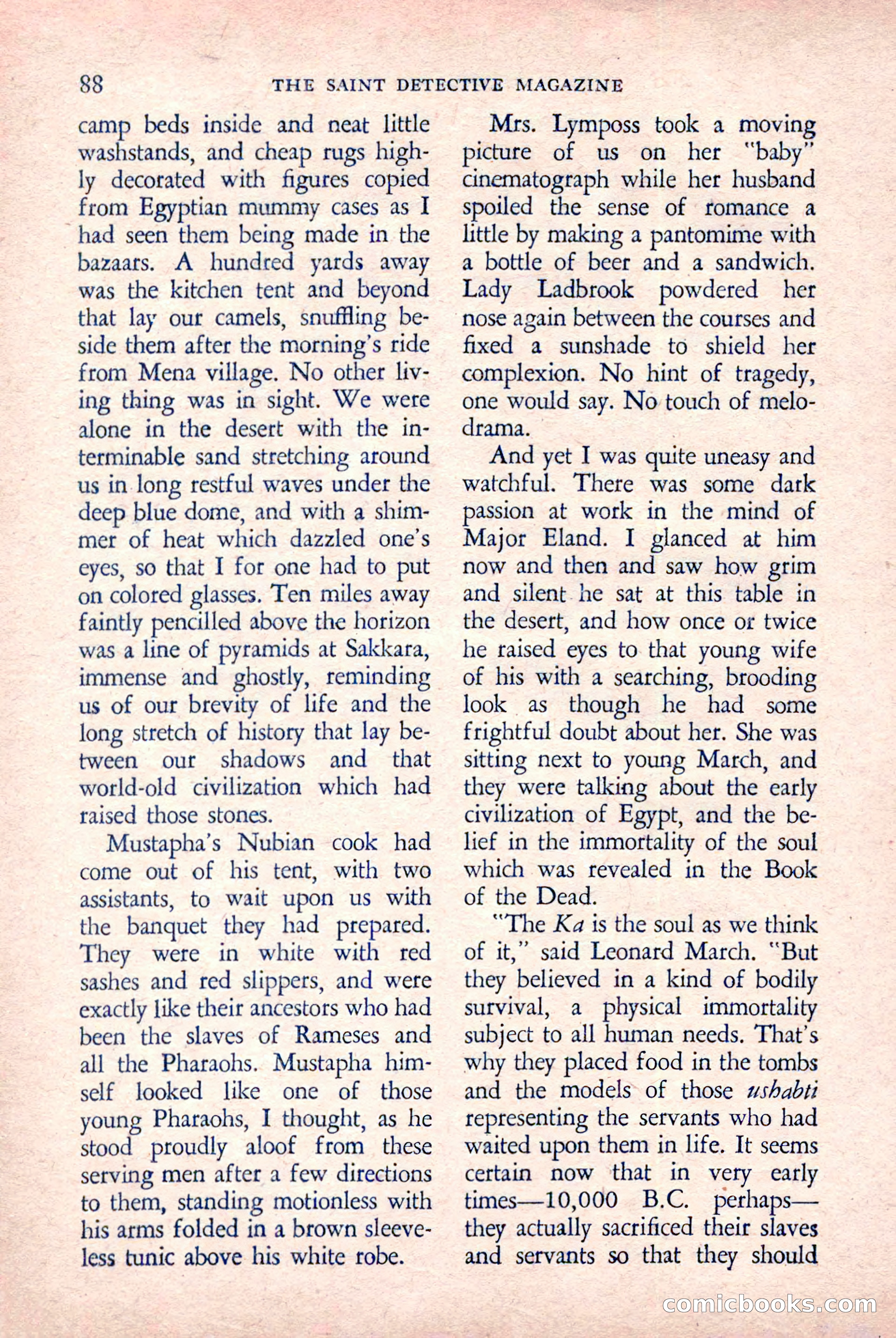 The Saint Detective Magazine, March 1958 — page 90 of 132