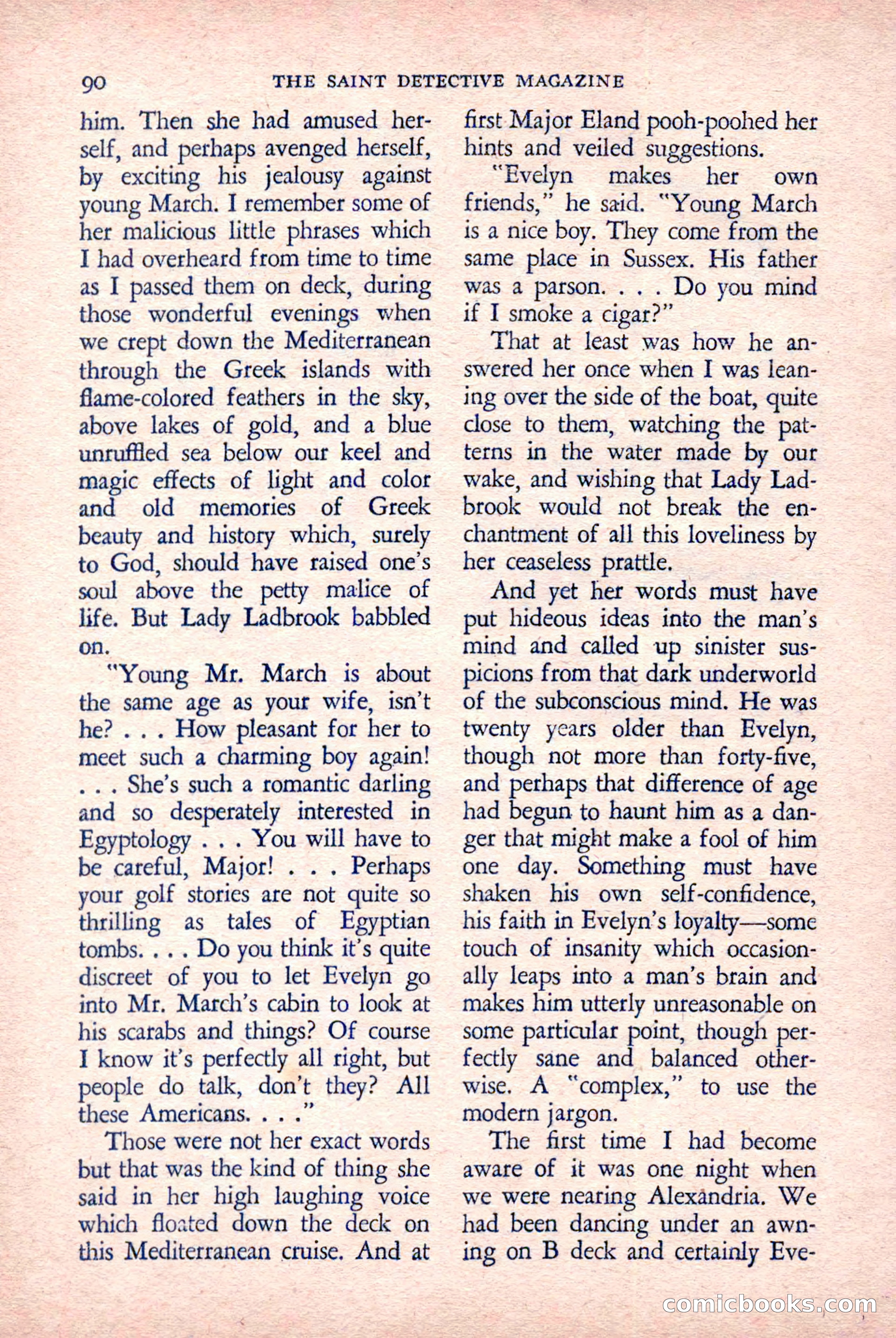 The Saint Detective Magazine, March 1958 — page 92 of 132