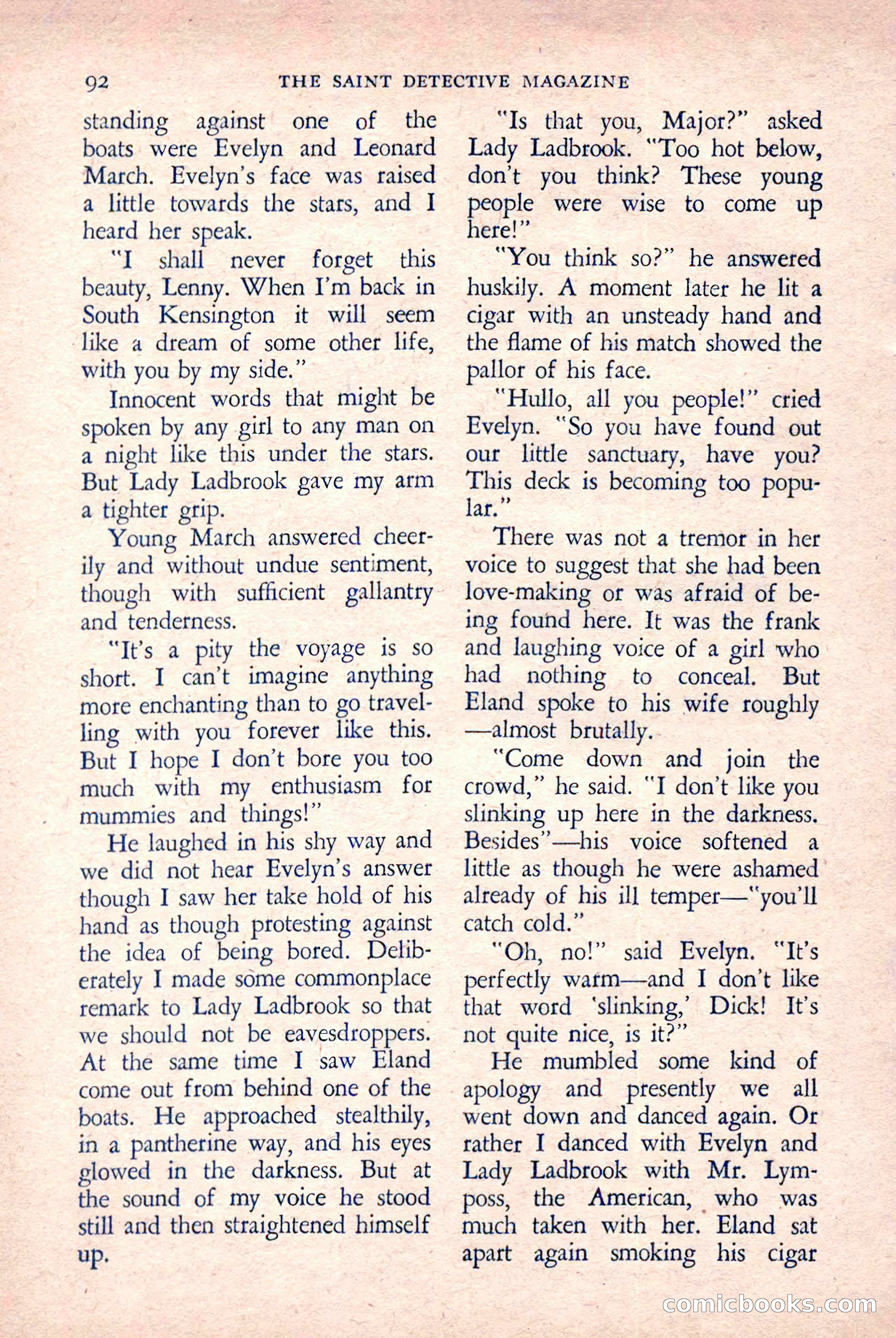 The Saint Detective Magazine, March 1958 — page 94 of 132