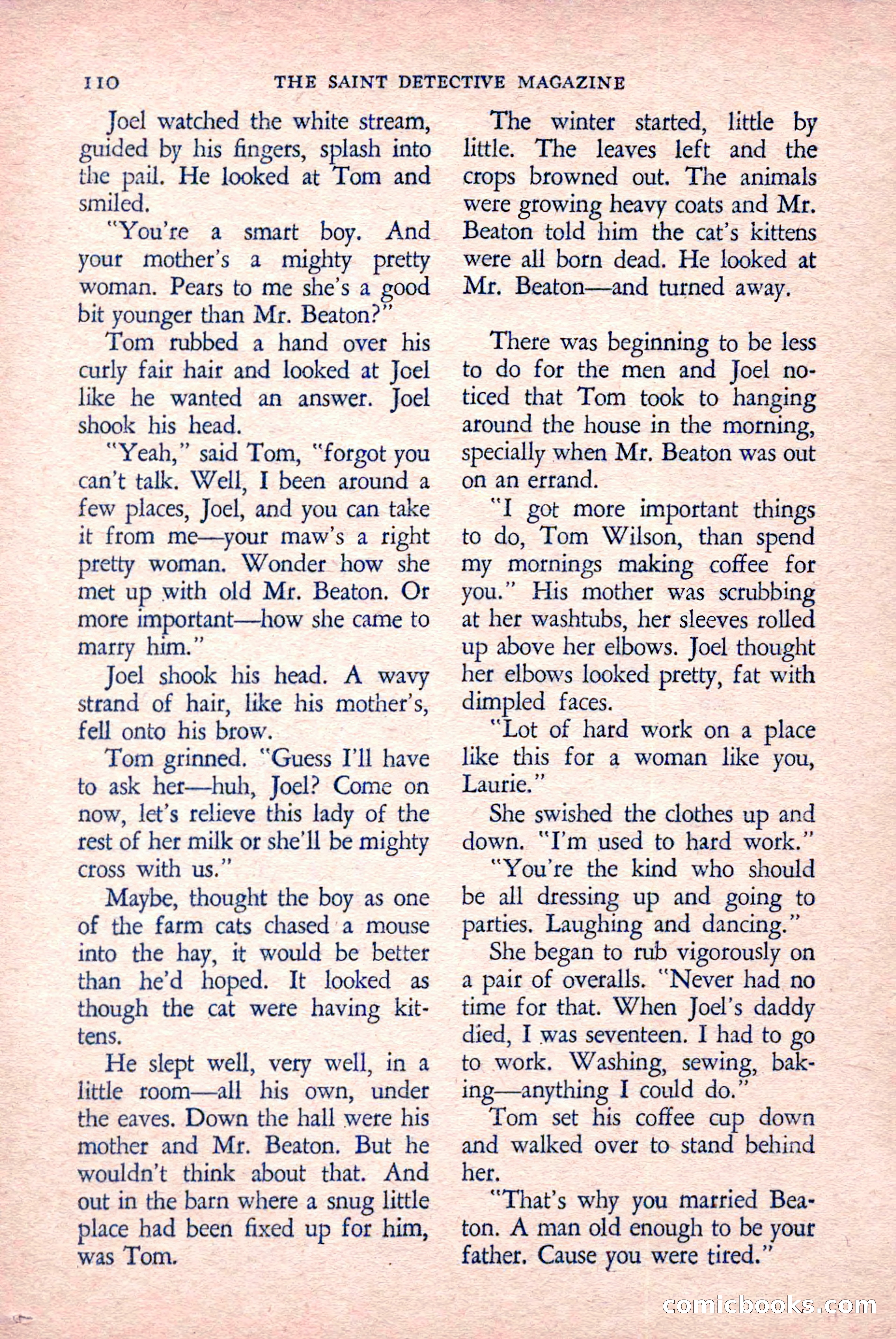 The Saint Detective Magazine, March 1958 — page 112 of 132