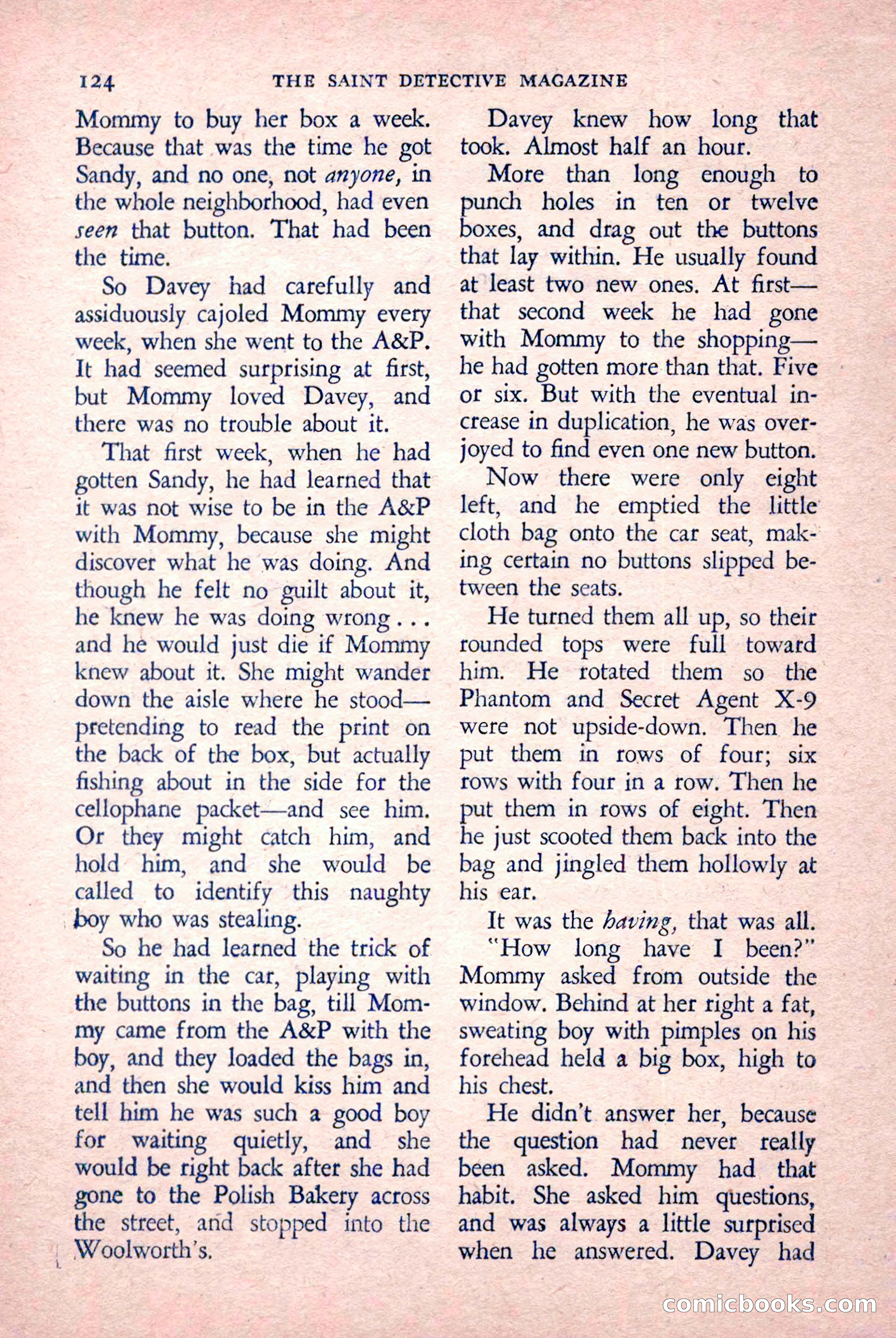 The Saint Detective Magazine, March 1958 — page 126 of 132
