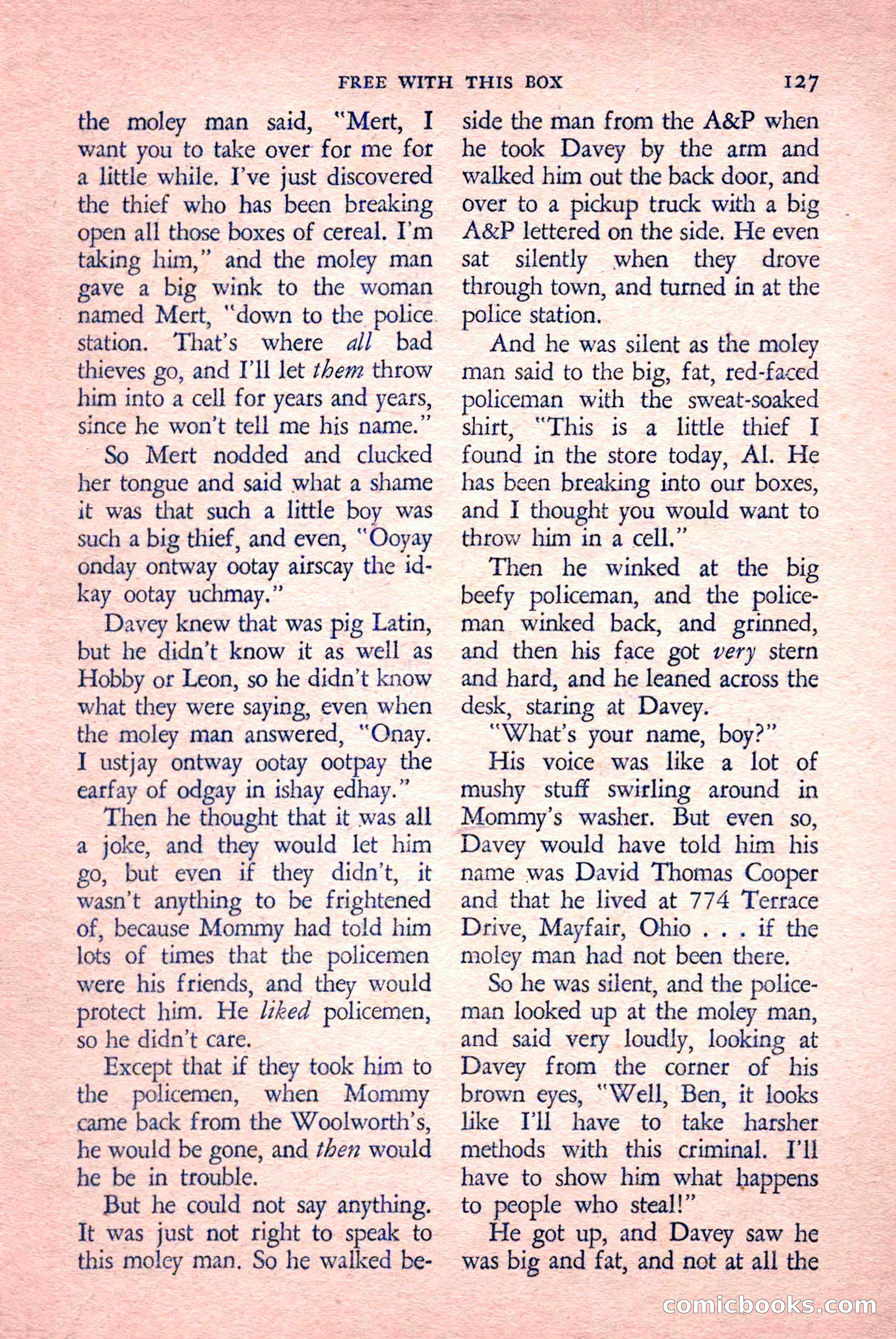 The Saint Detective Magazine, March 1958 — page 129 of 132