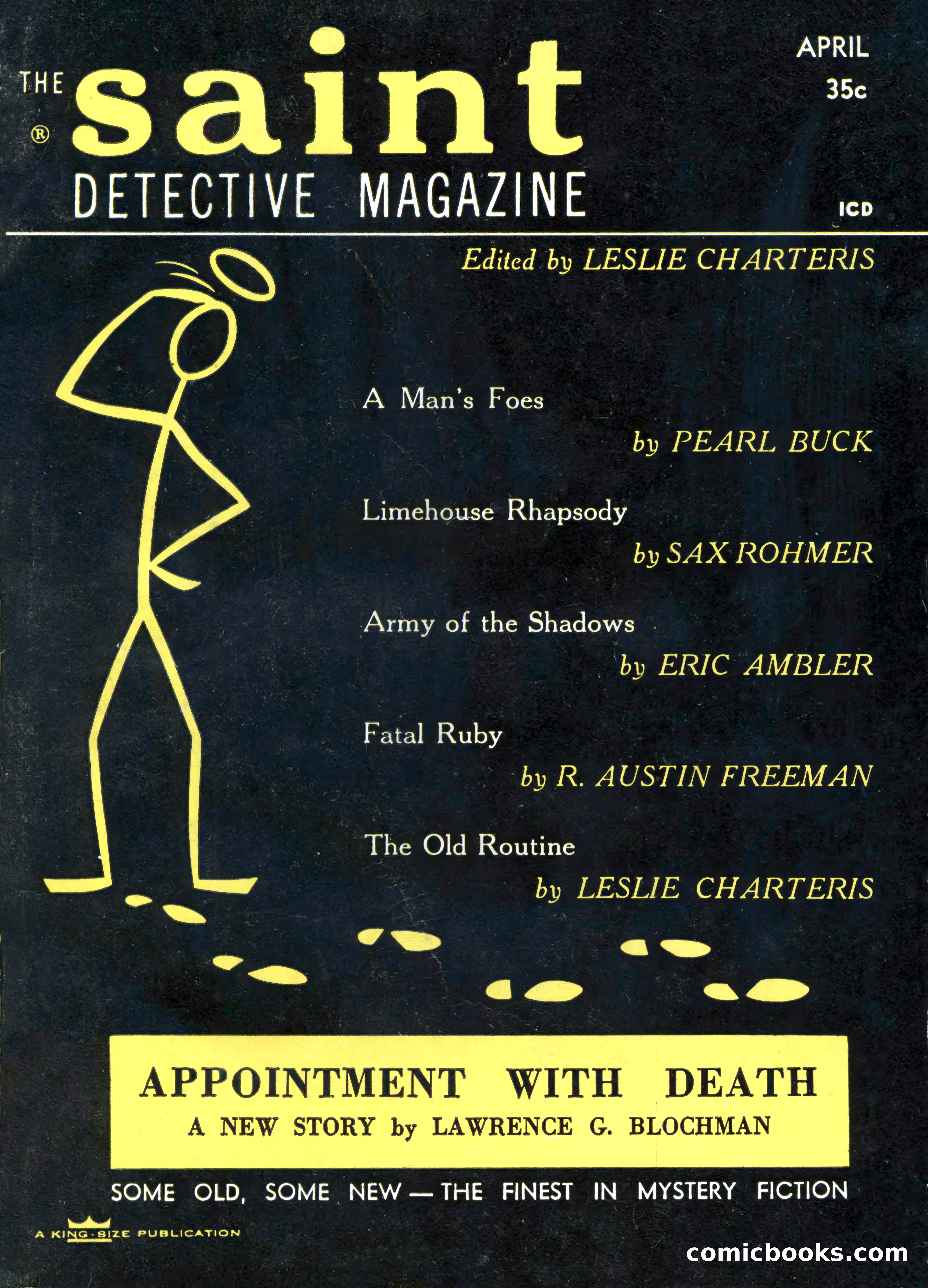 The Saint Detective Magazine, April 1958