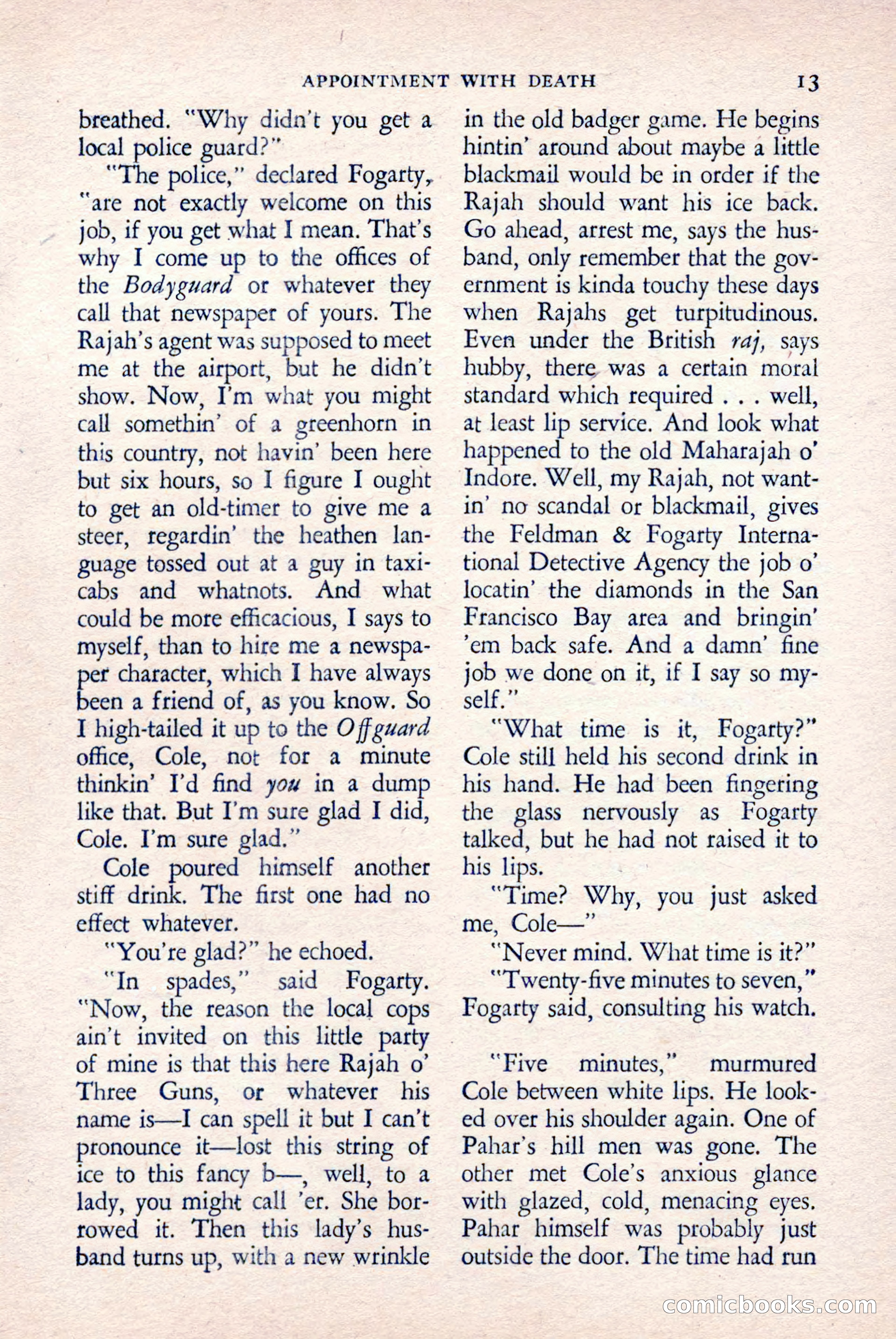 The Saint Detective Magazine, April 1958 — page 15 of 132