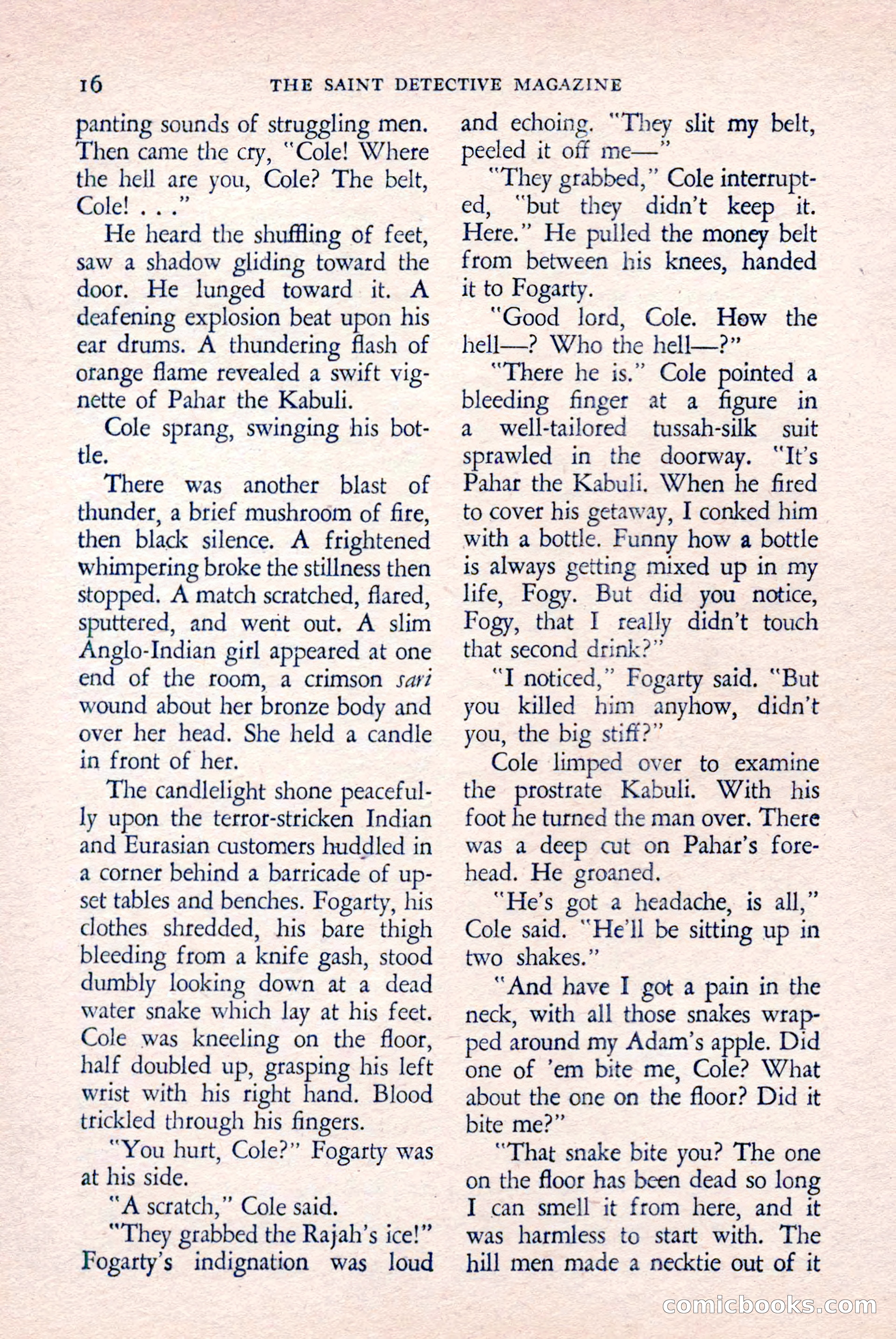The Saint Detective Magazine, April 1958 — page 18 of 132
