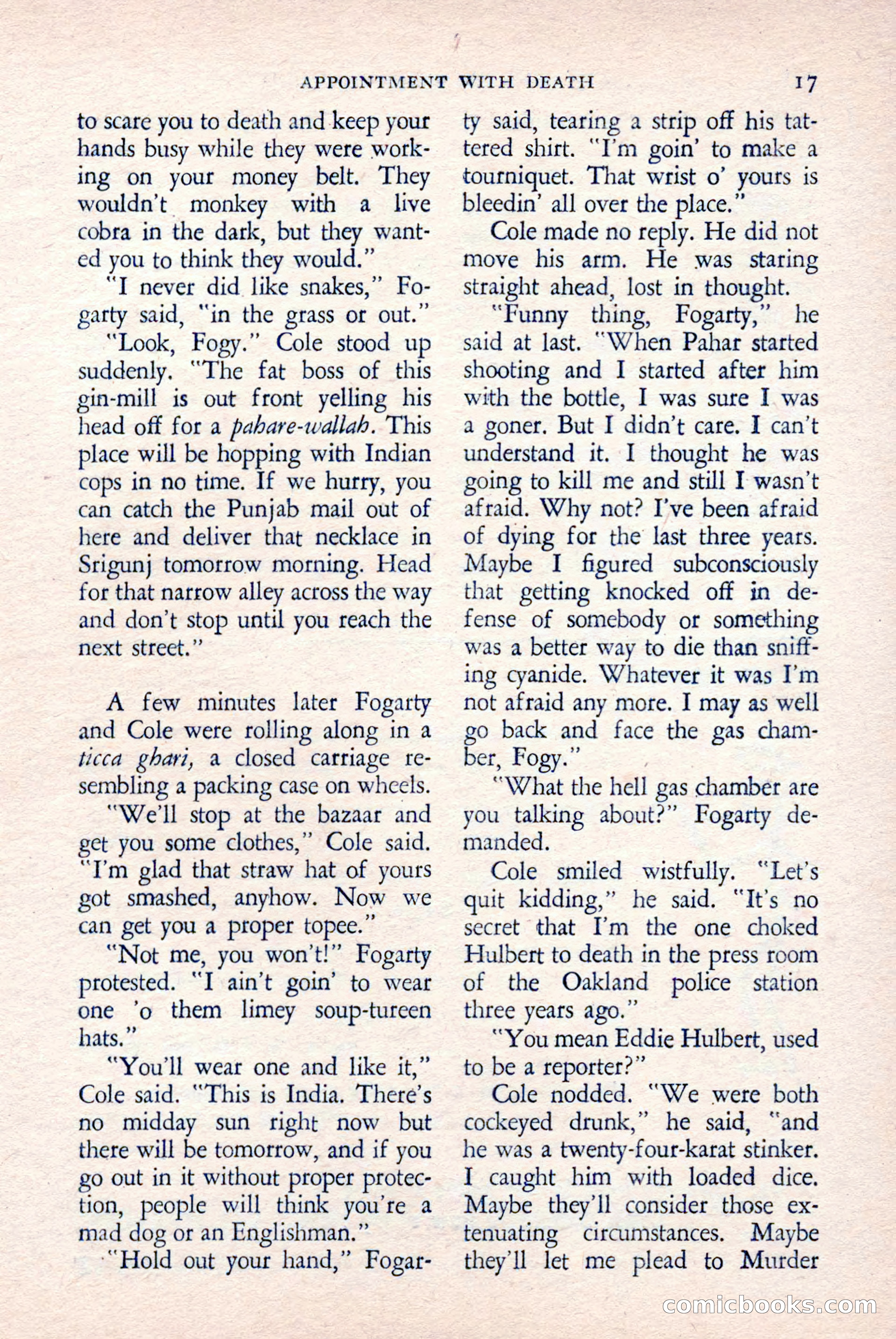 The Saint Detective Magazine, April 1958 — page 19 of 132