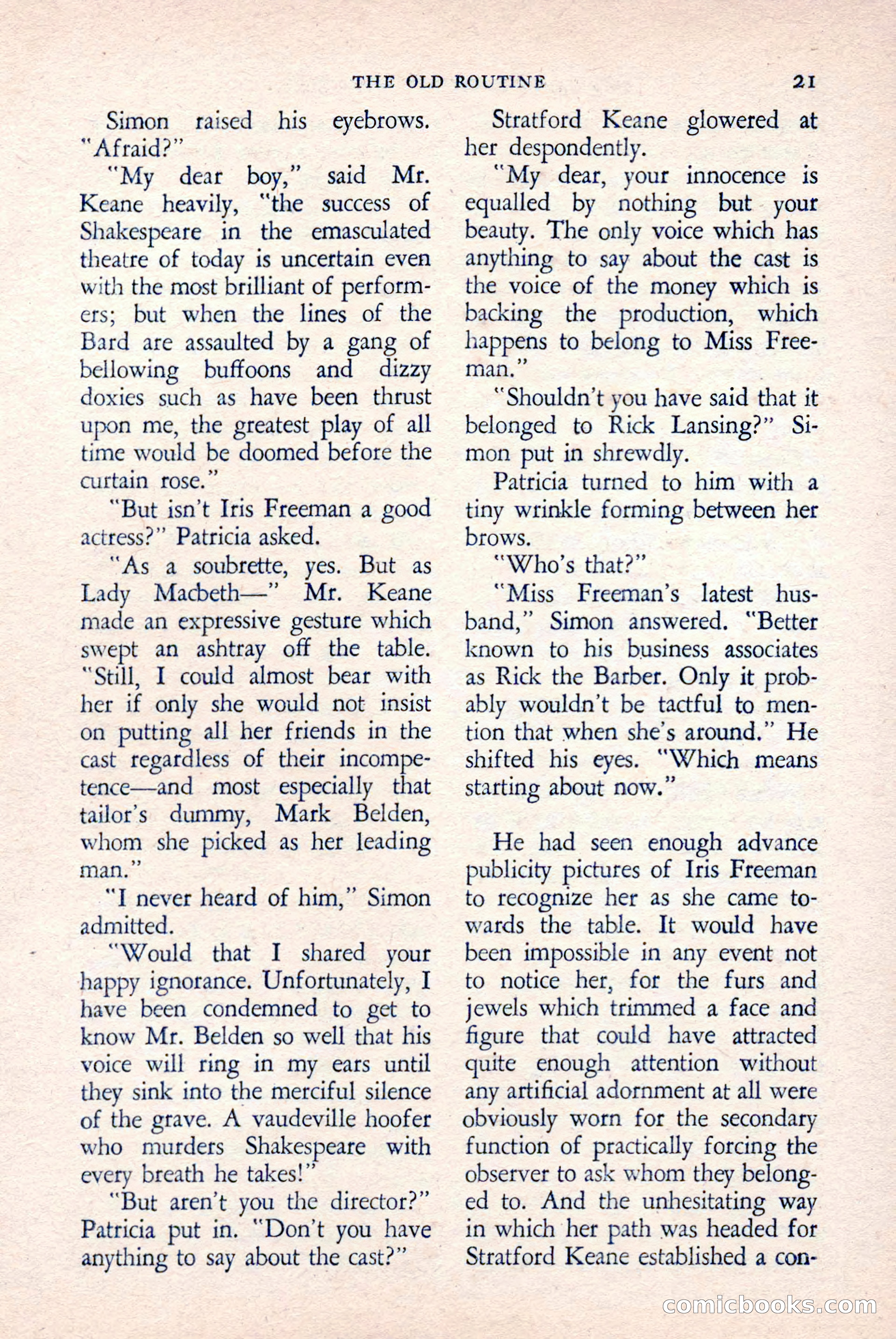 The Saint Detective Magazine, April 1958 — page 23 of 132