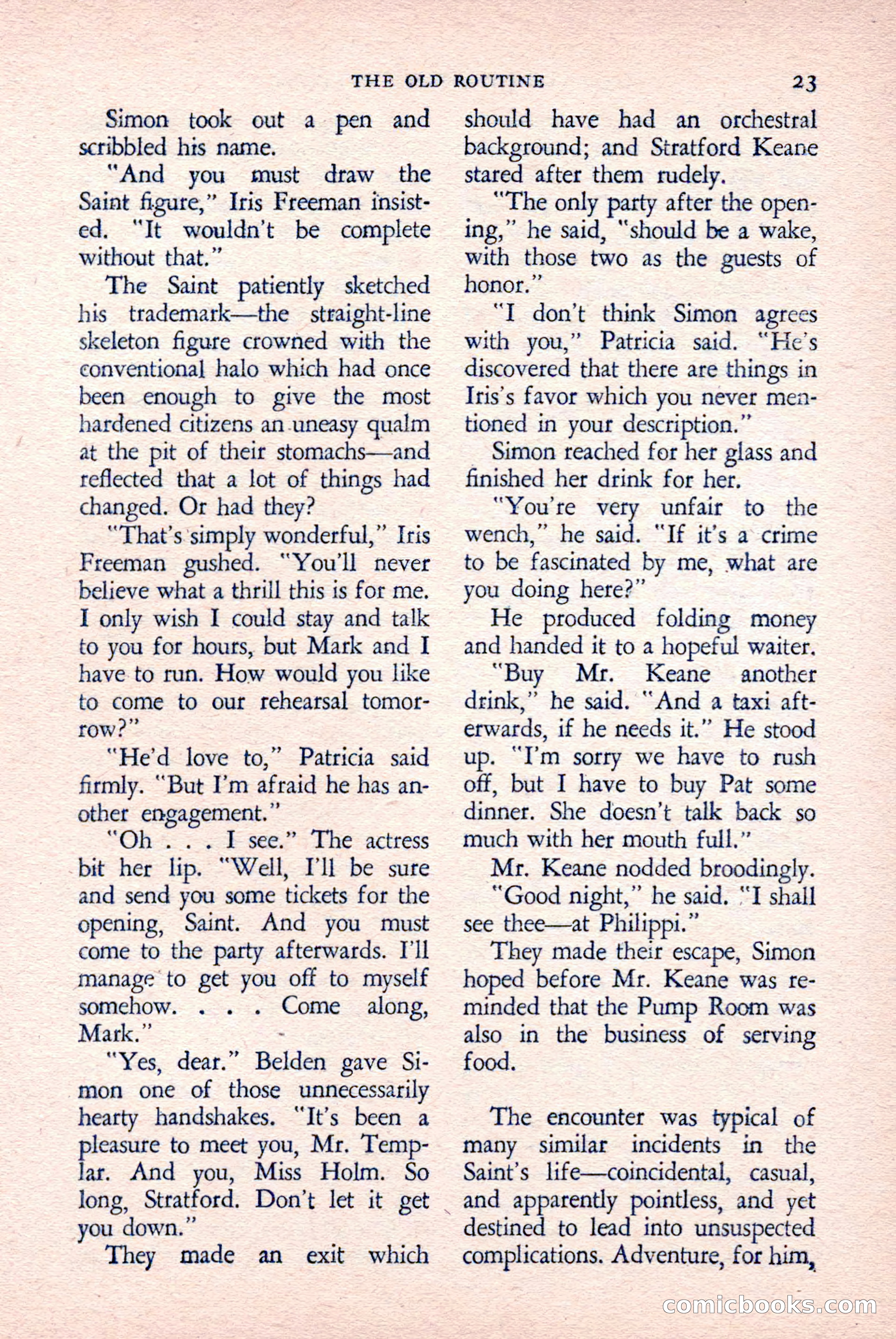 The Saint Detective Magazine, April 1958 — page 25 of 132