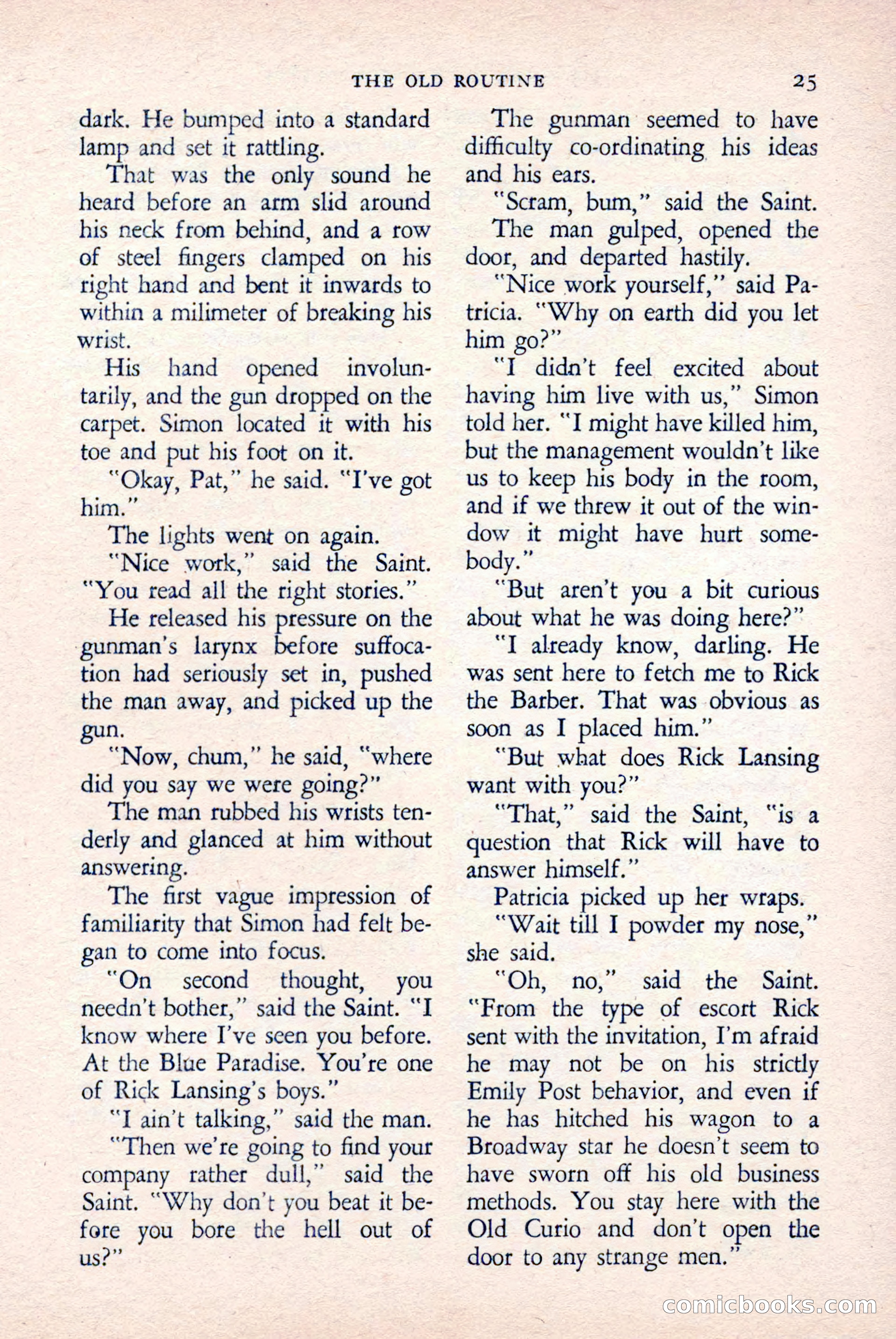 The Saint Detective Magazine, April 1958 — page 27 of 132