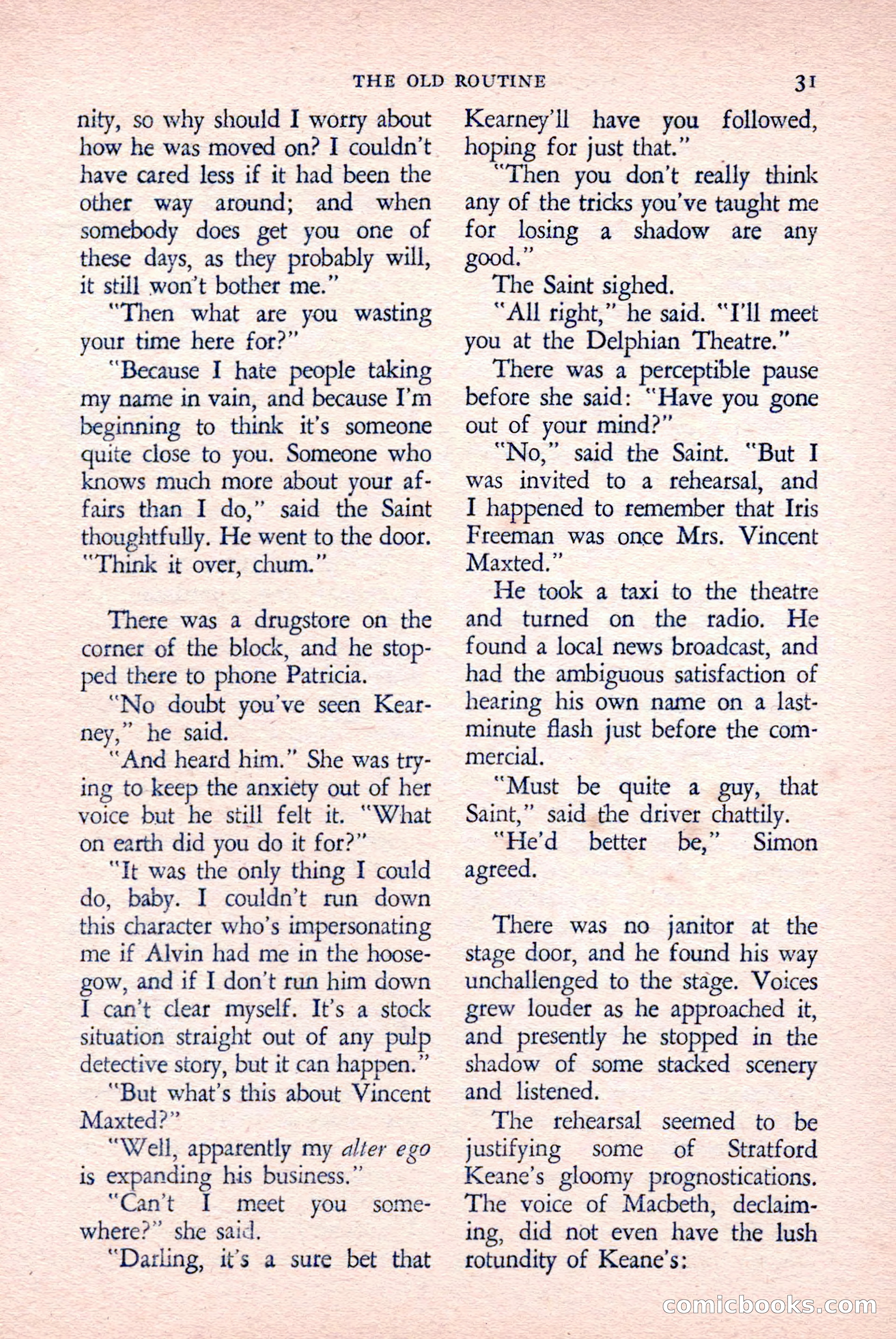 The Saint Detective Magazine, April 1958 — page 33 of 132