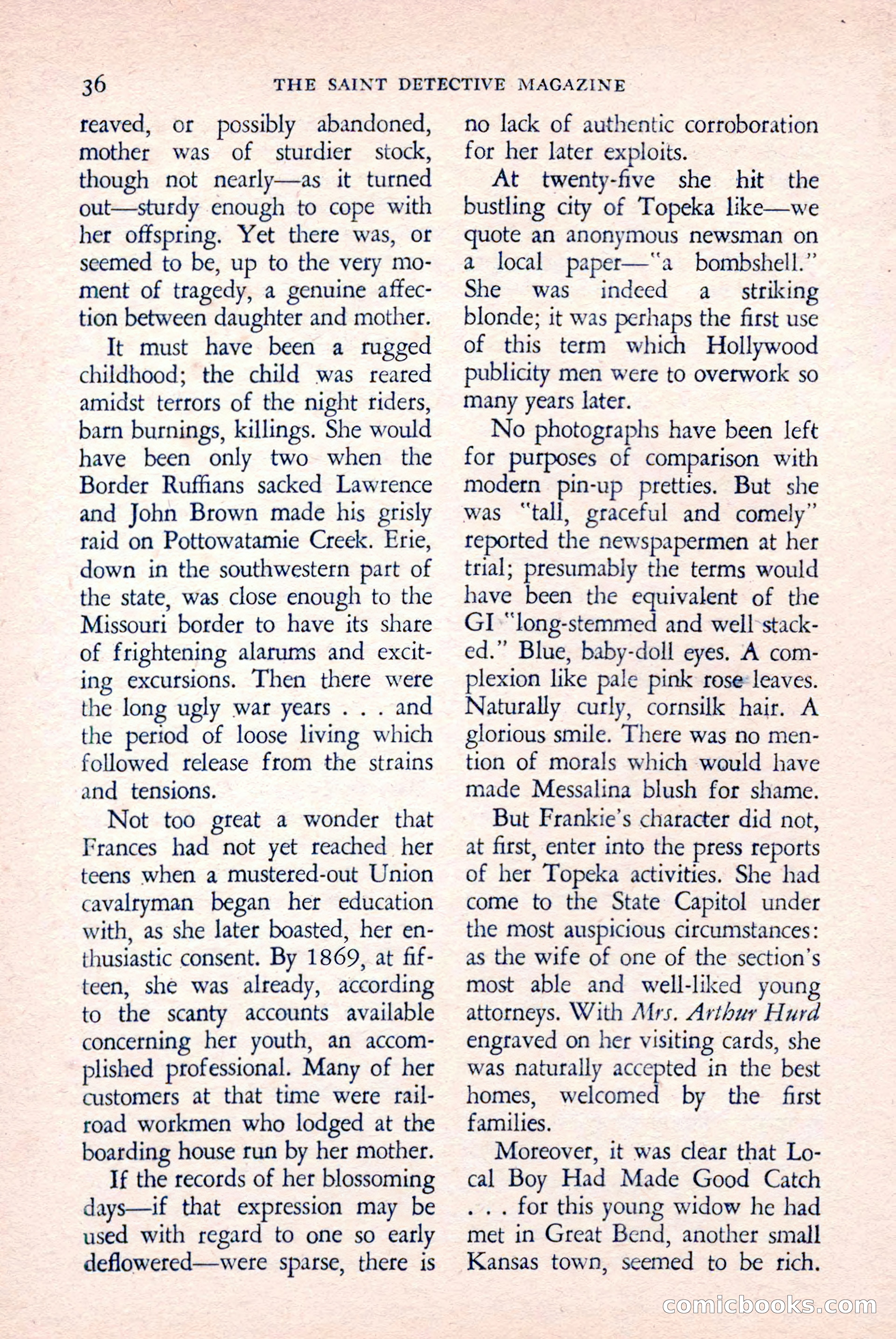The Saint Detective Magazine, April 1958 — page 38 of 132