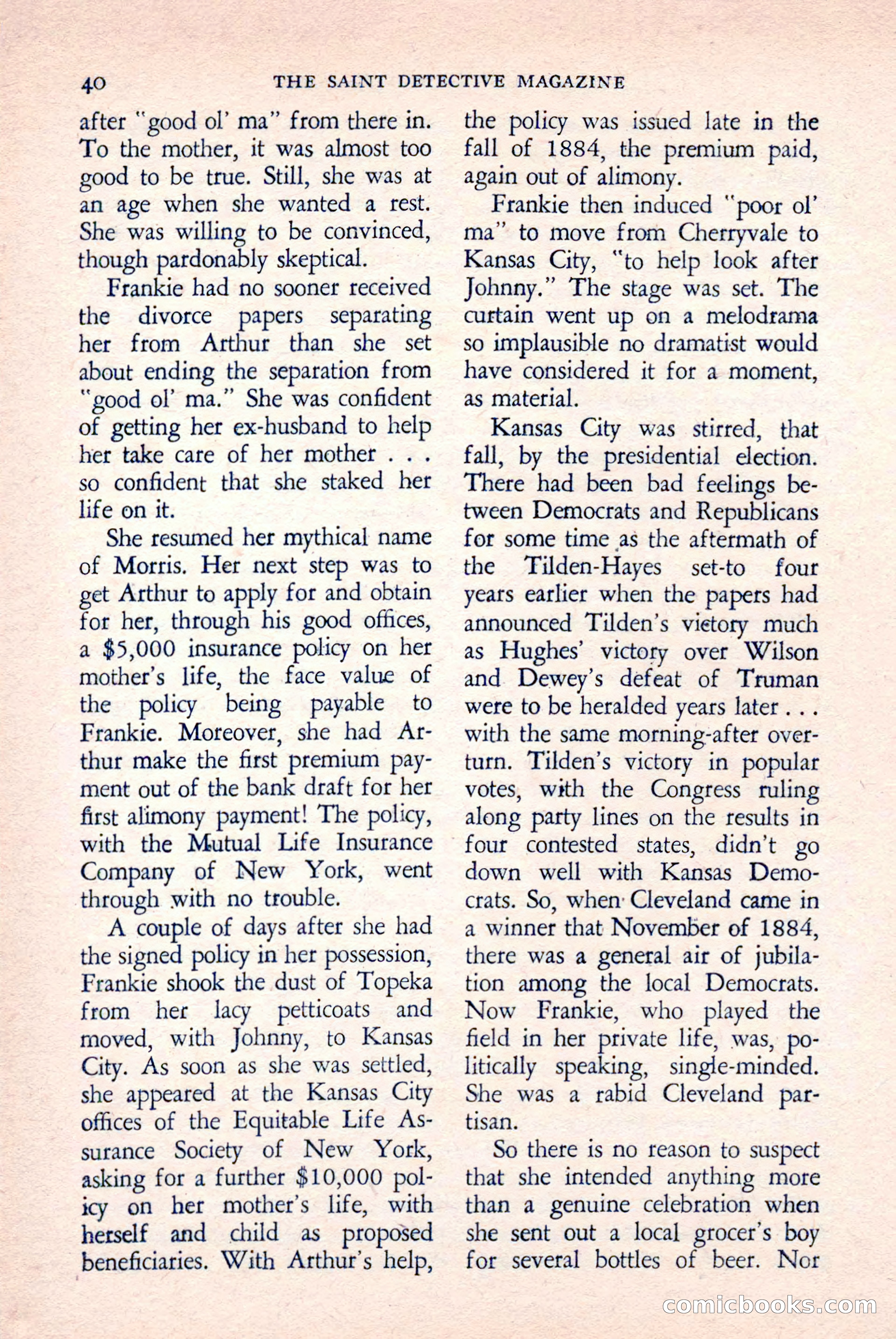 The Saint Detective Magazine, April 1958 — page 42 of 132