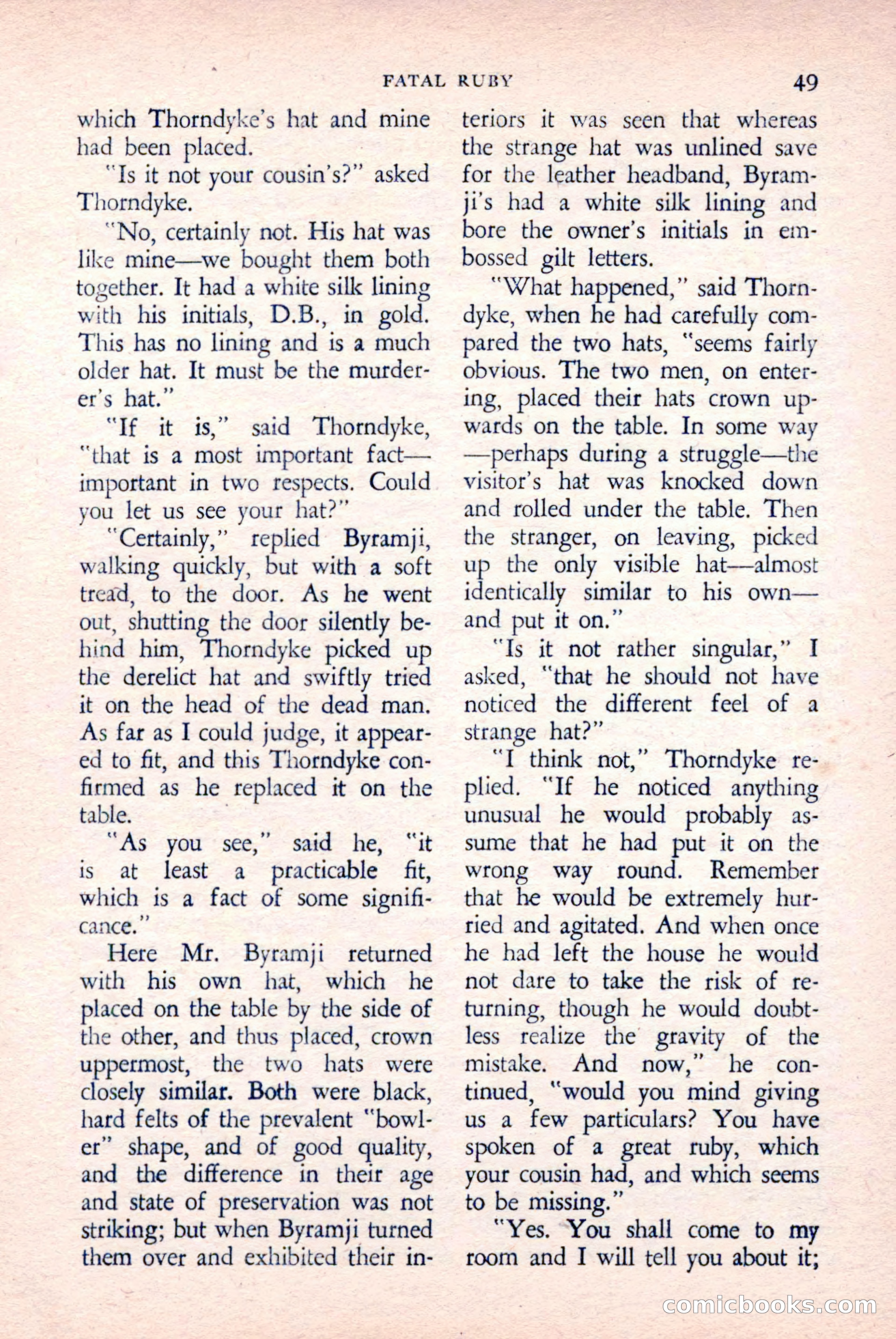 The Saint Detective Magazine, April 1958 — page 51 of 132