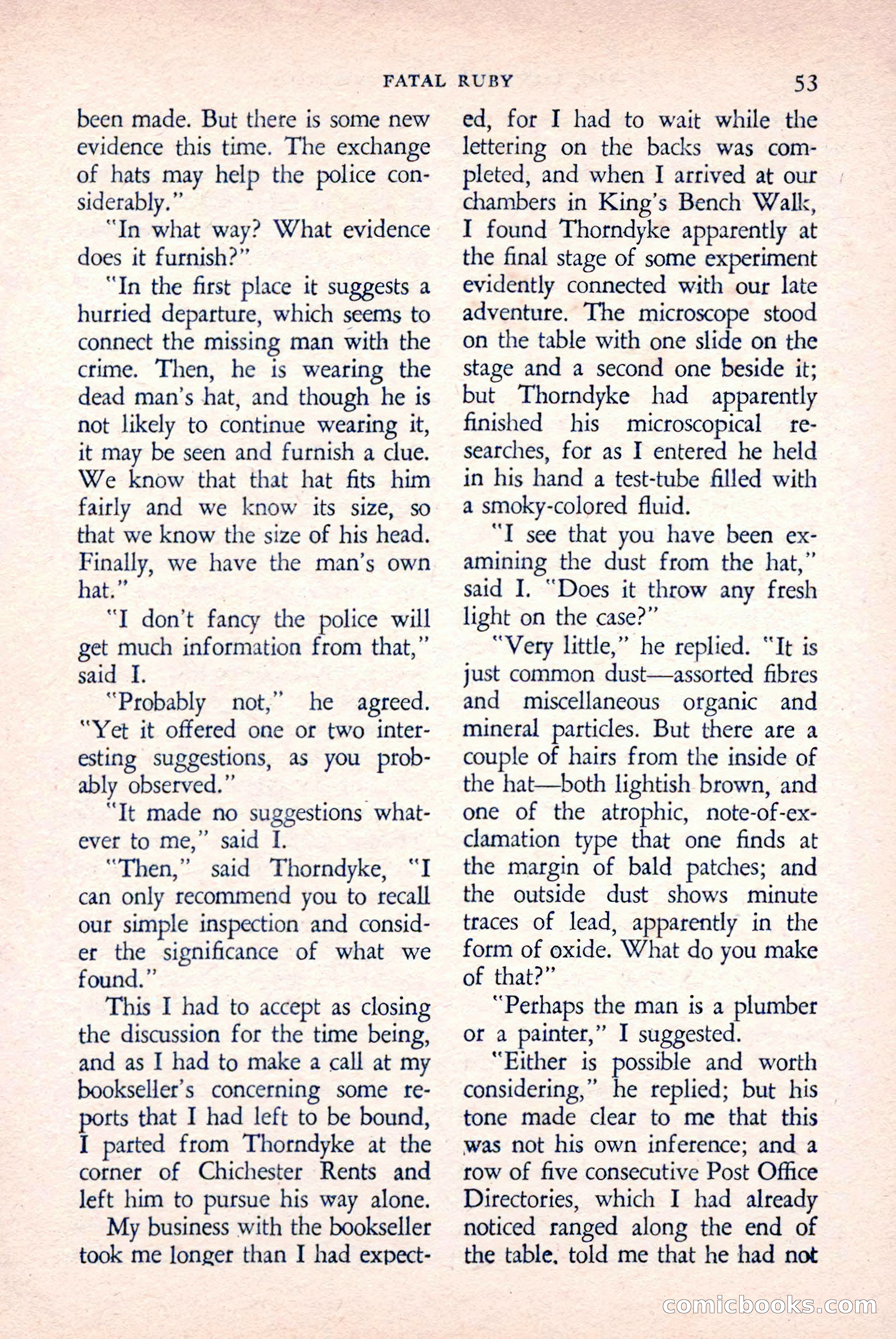 The Saint Detective Magazine, April 1958 — page 55 of 132