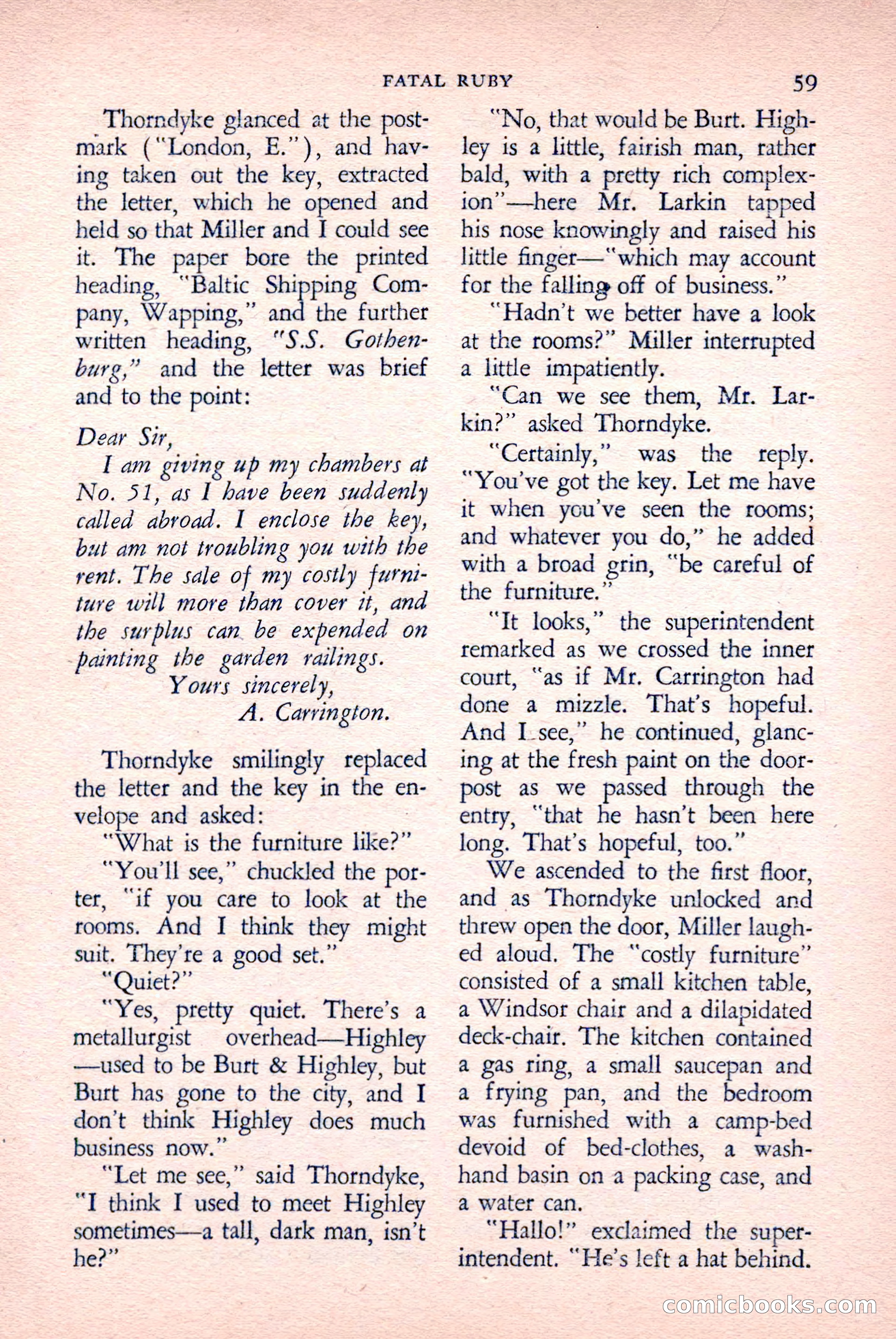 The Saint Detective Magazine, April 1958 — page 61 of 132