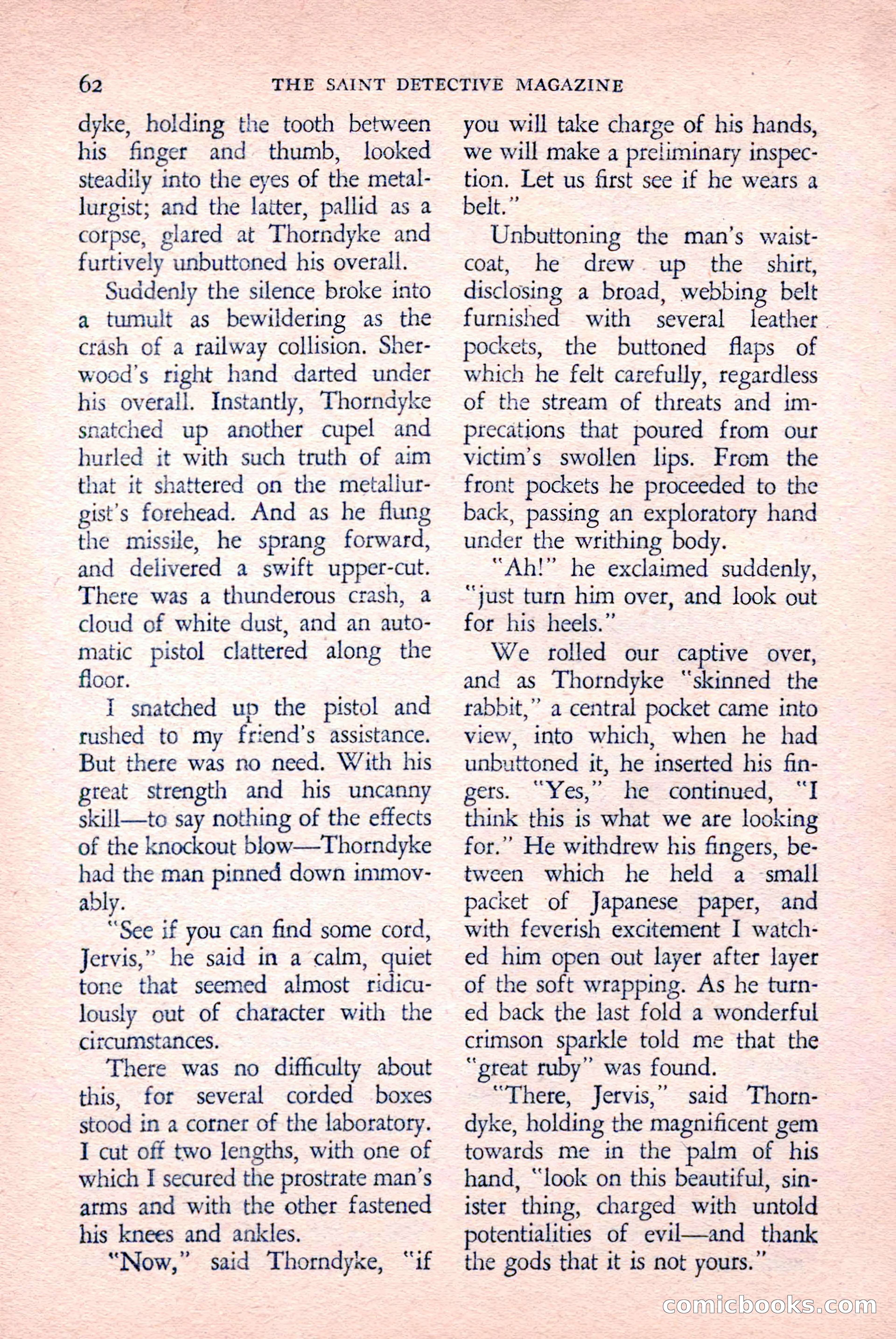 The Saint Detective Magazine, April 1958 — page 64 of 132