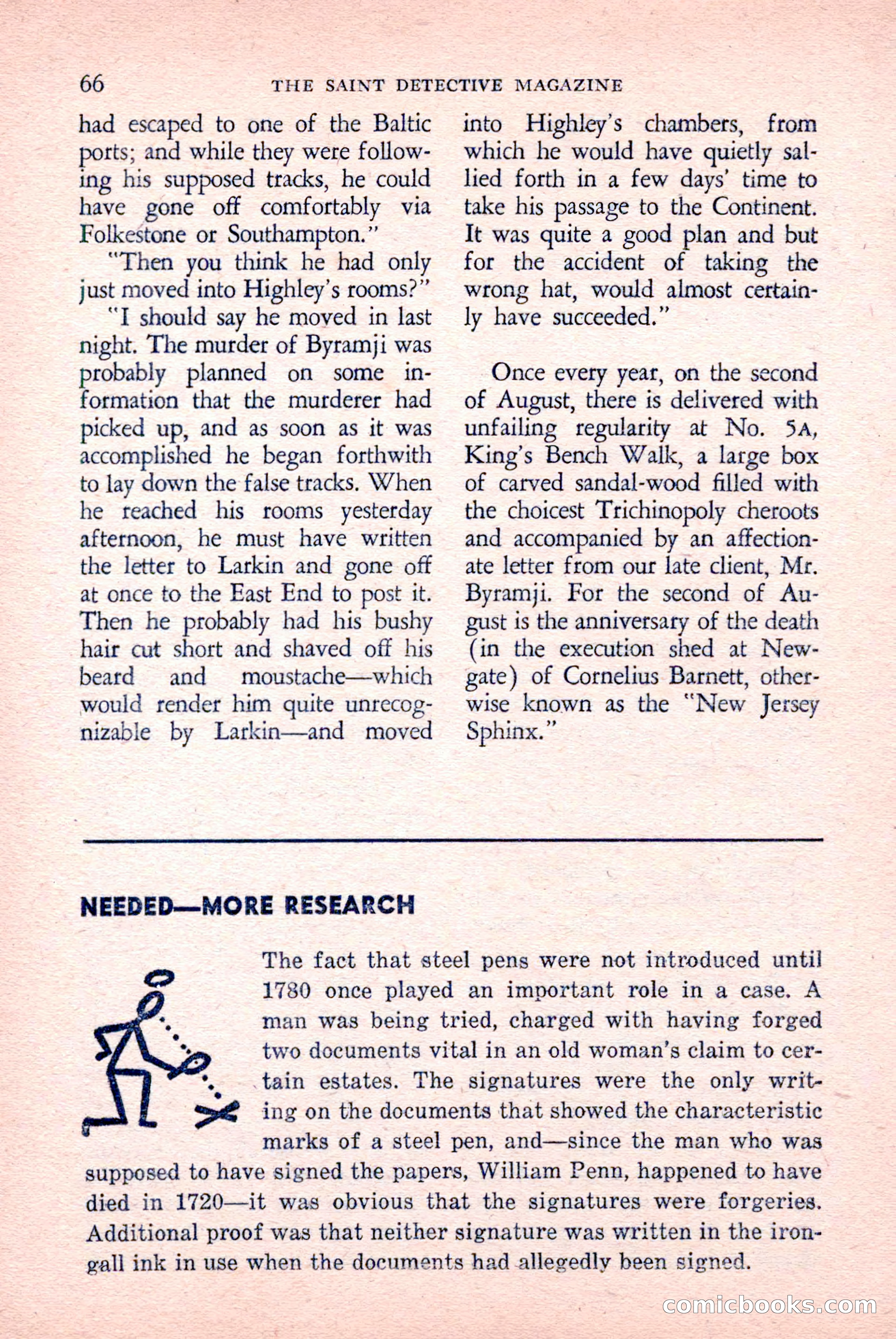 The Saint Detective Magazine, April 1958 — page 68 of 132