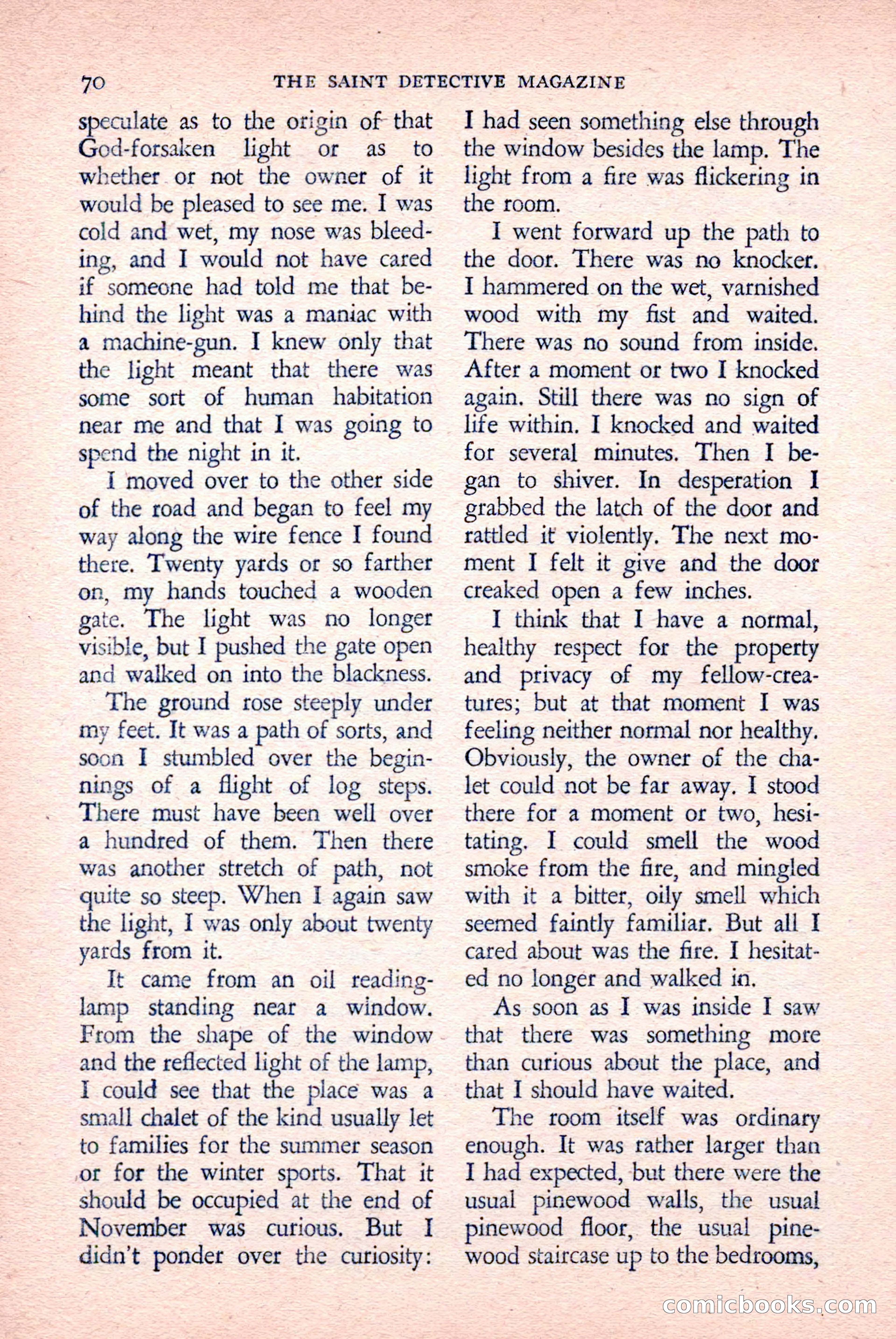 The Saint Detective Magazine, April 1958 — page 72 of 132