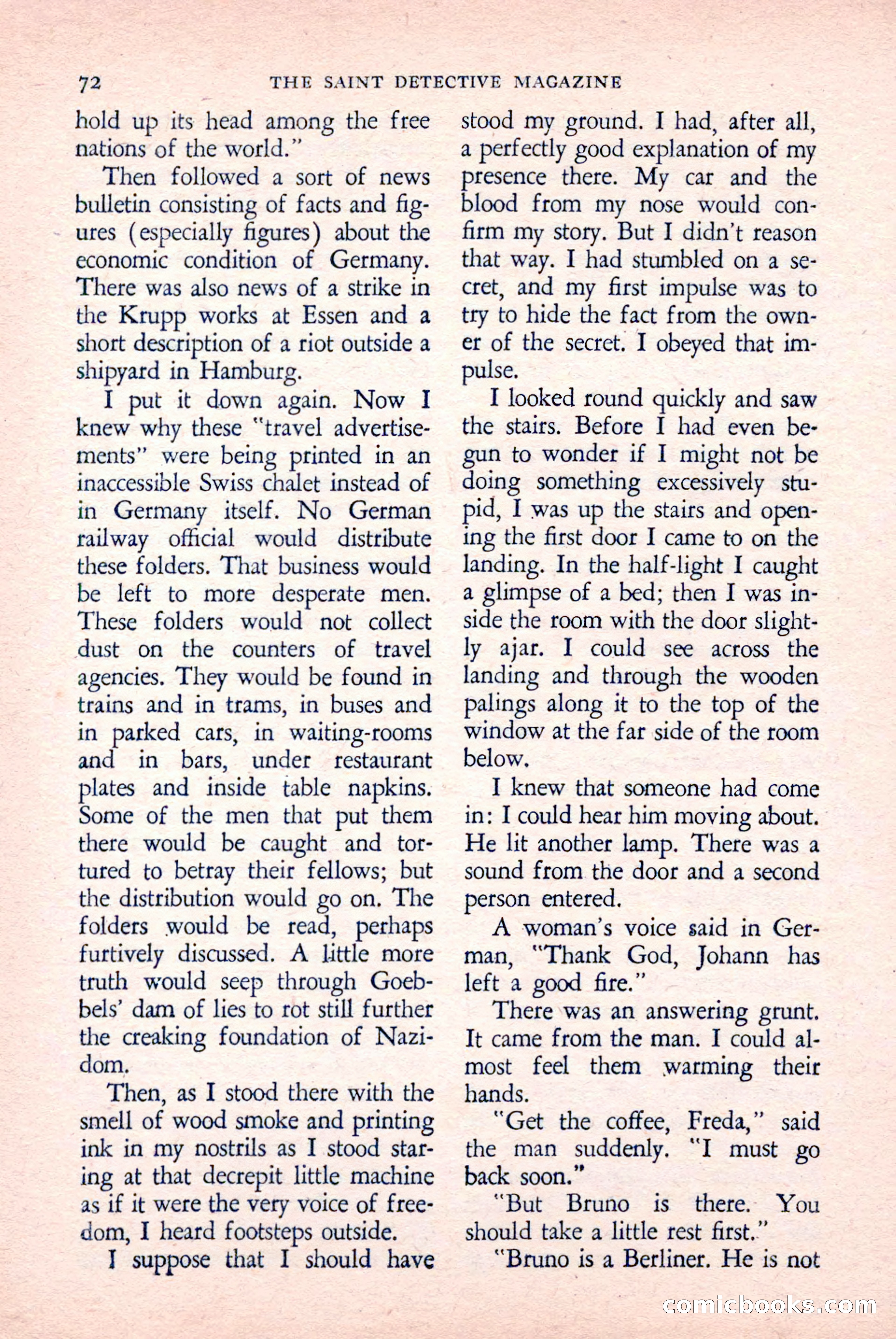 The Saint Detective Magazine, April 1958 — page 74 of 132