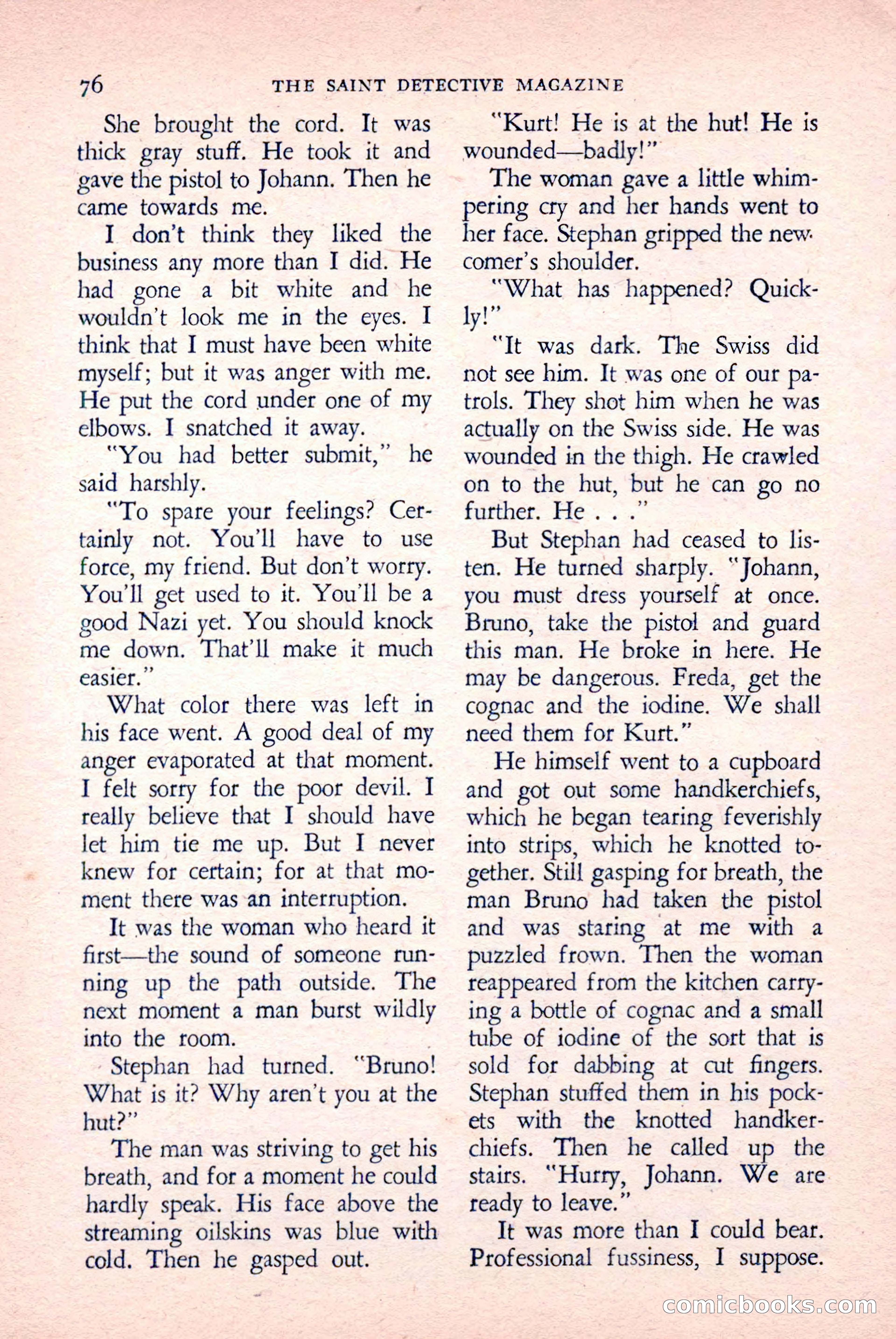 The Saint Detective Magazine, April 1958 — page 78 of 132