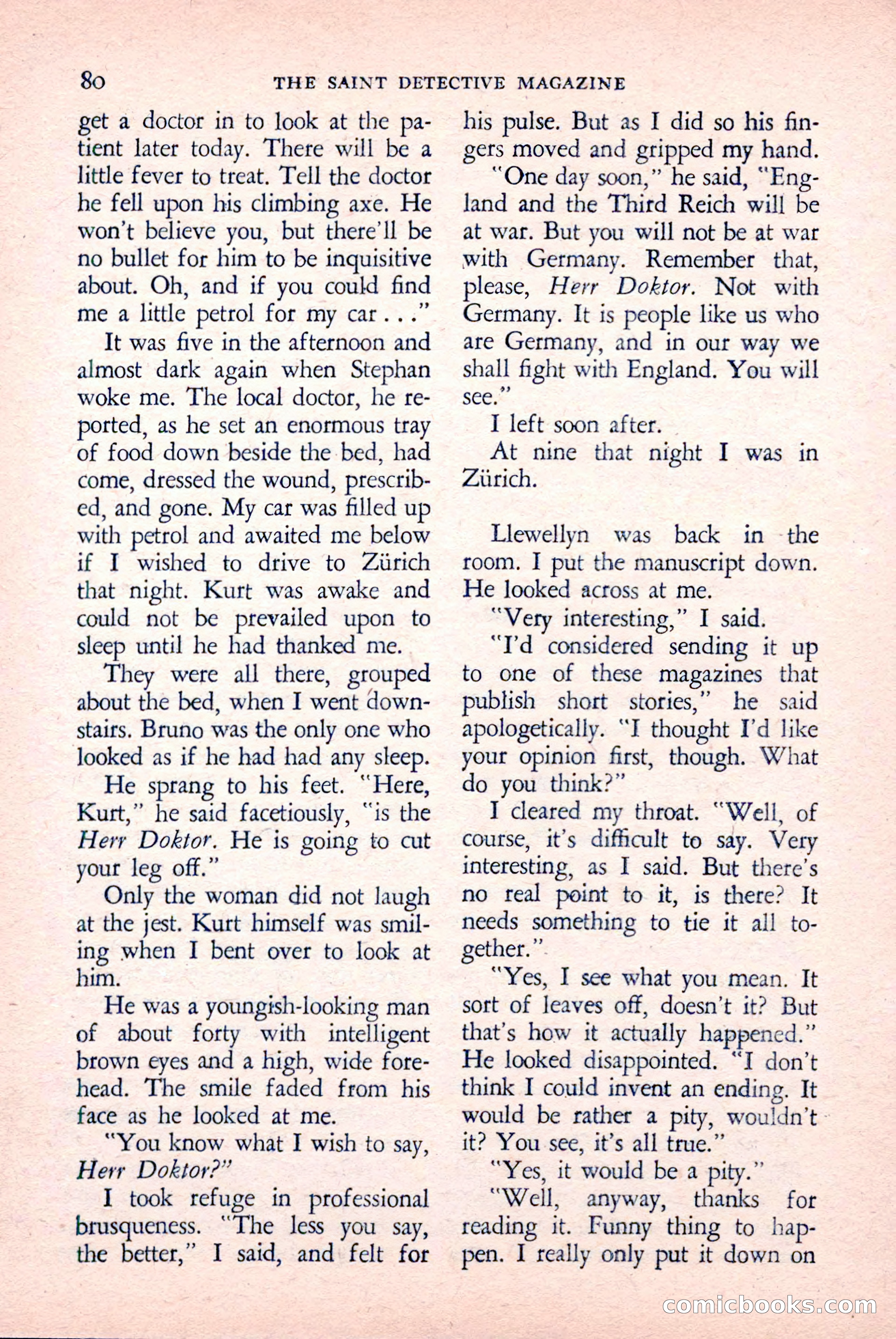 The Saint Detective Magazine, April 1958 — page 82 of 132