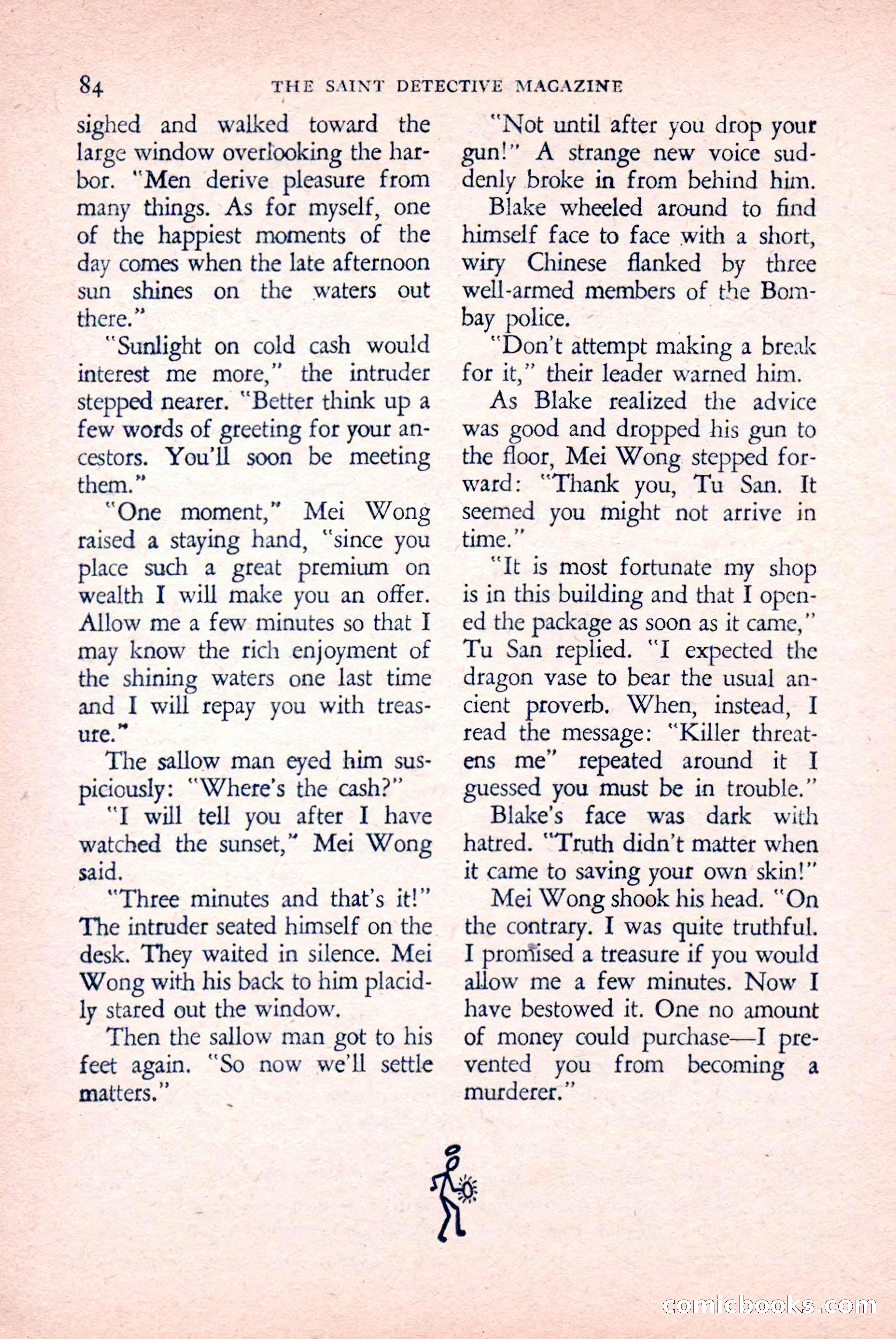 The Saint Detective Magazine, April 1958 — page 86 of 132