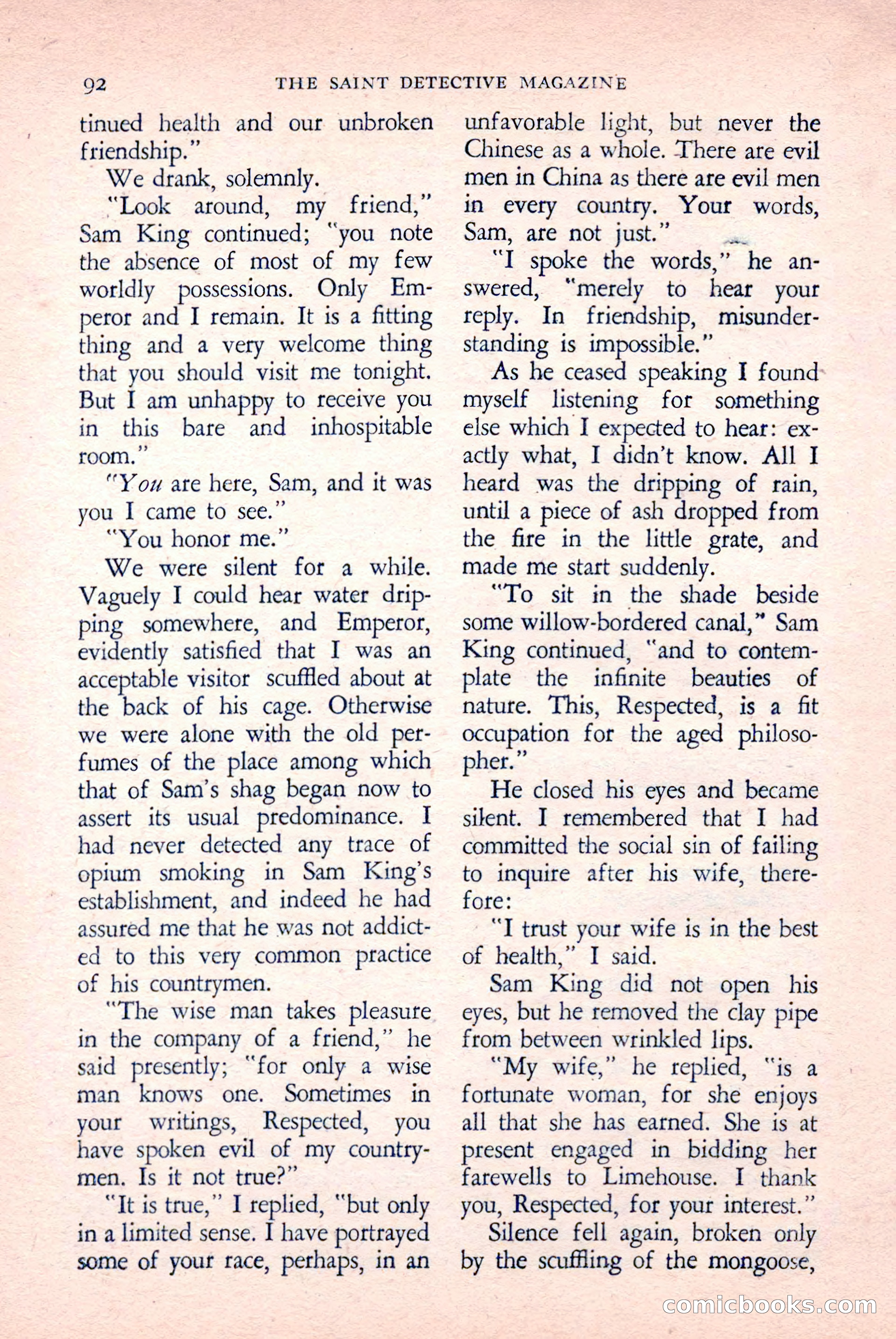 The Saint Detective Magazine, April 1958 — page 94 of 132