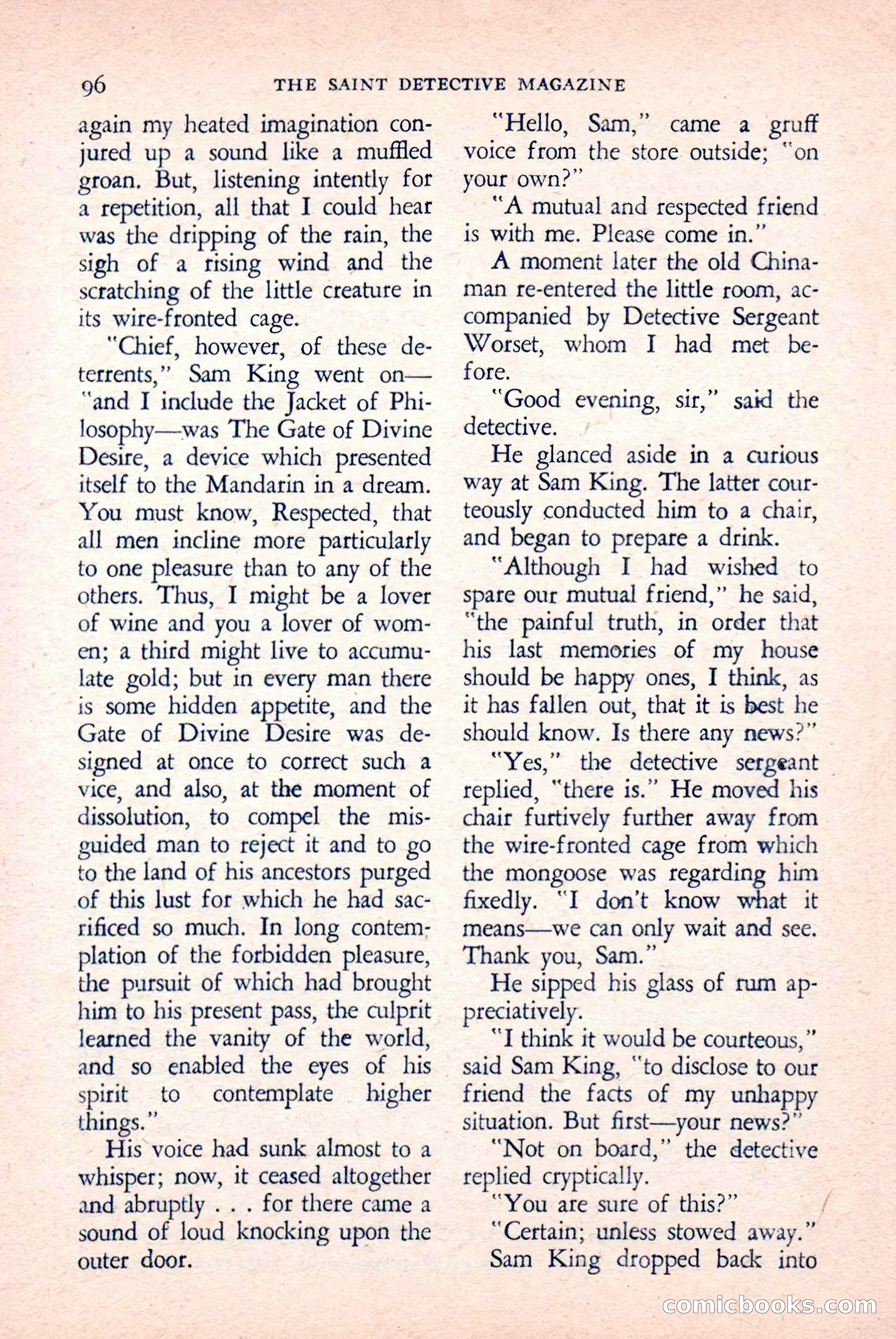 The Saint Detective Magazine, April 1958 — page 98 of 132