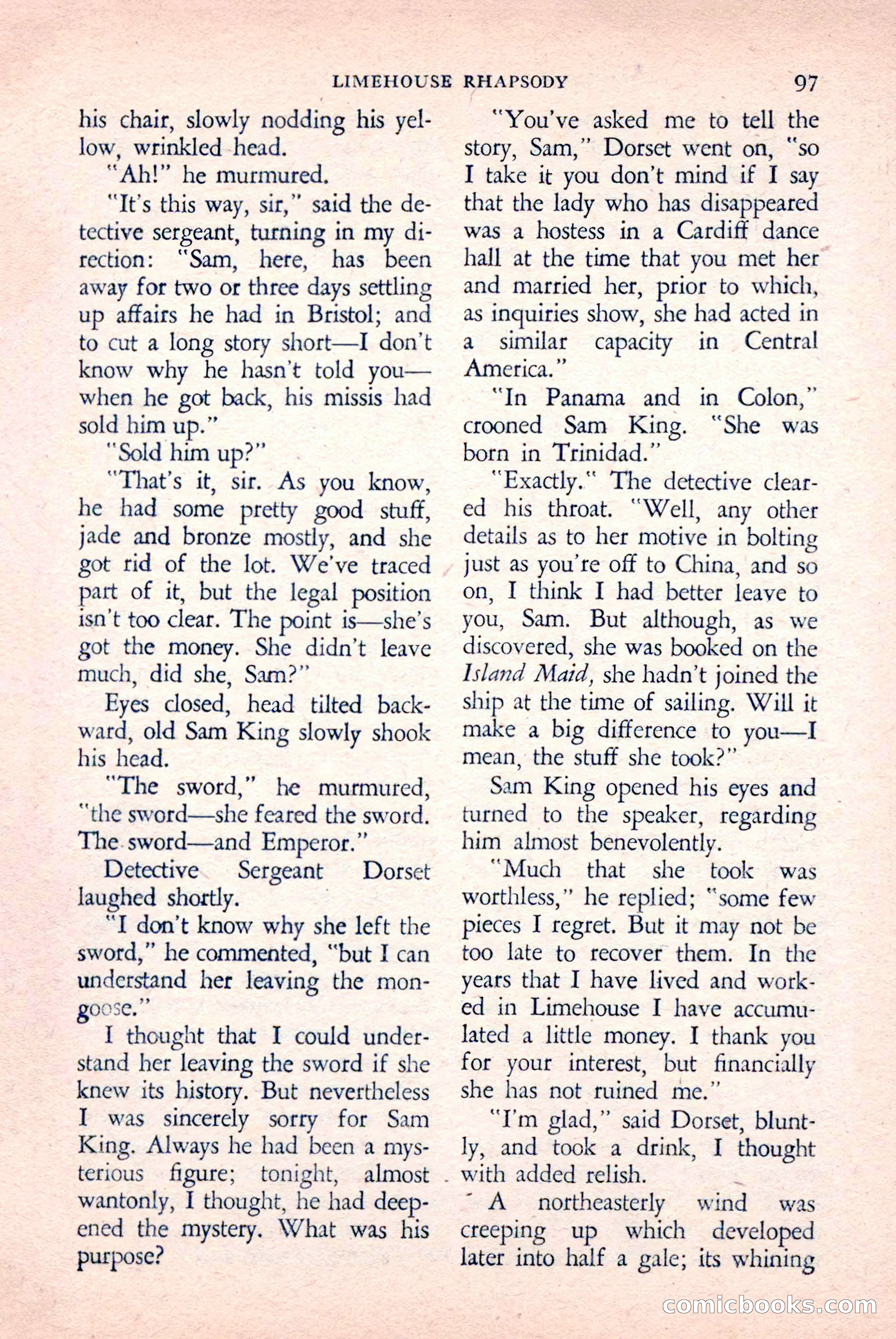 The Saint Detective Magazine, April 1958 — page 99 of 132