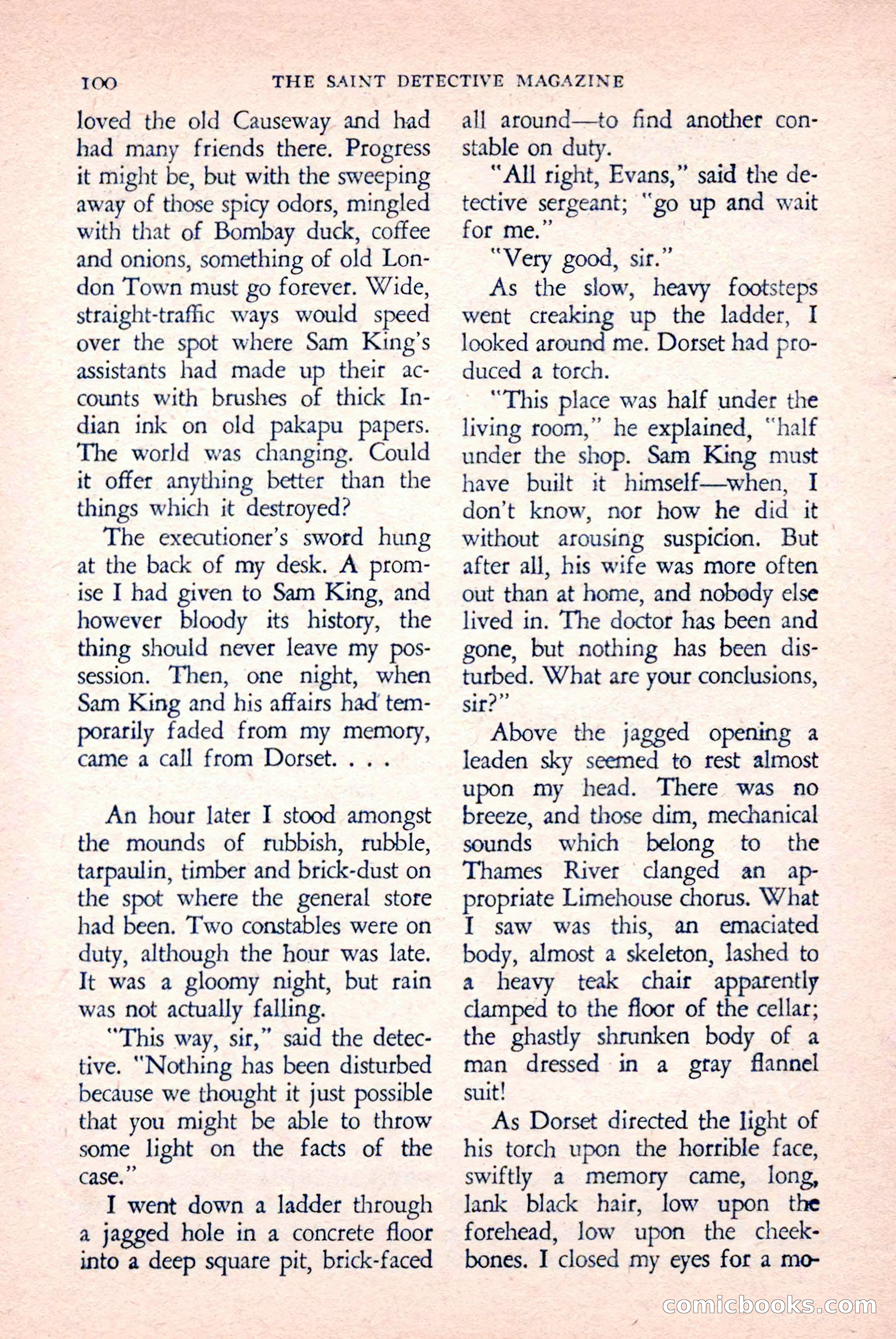The Saint Detective Magazine, April 1958 — page 102 of 132