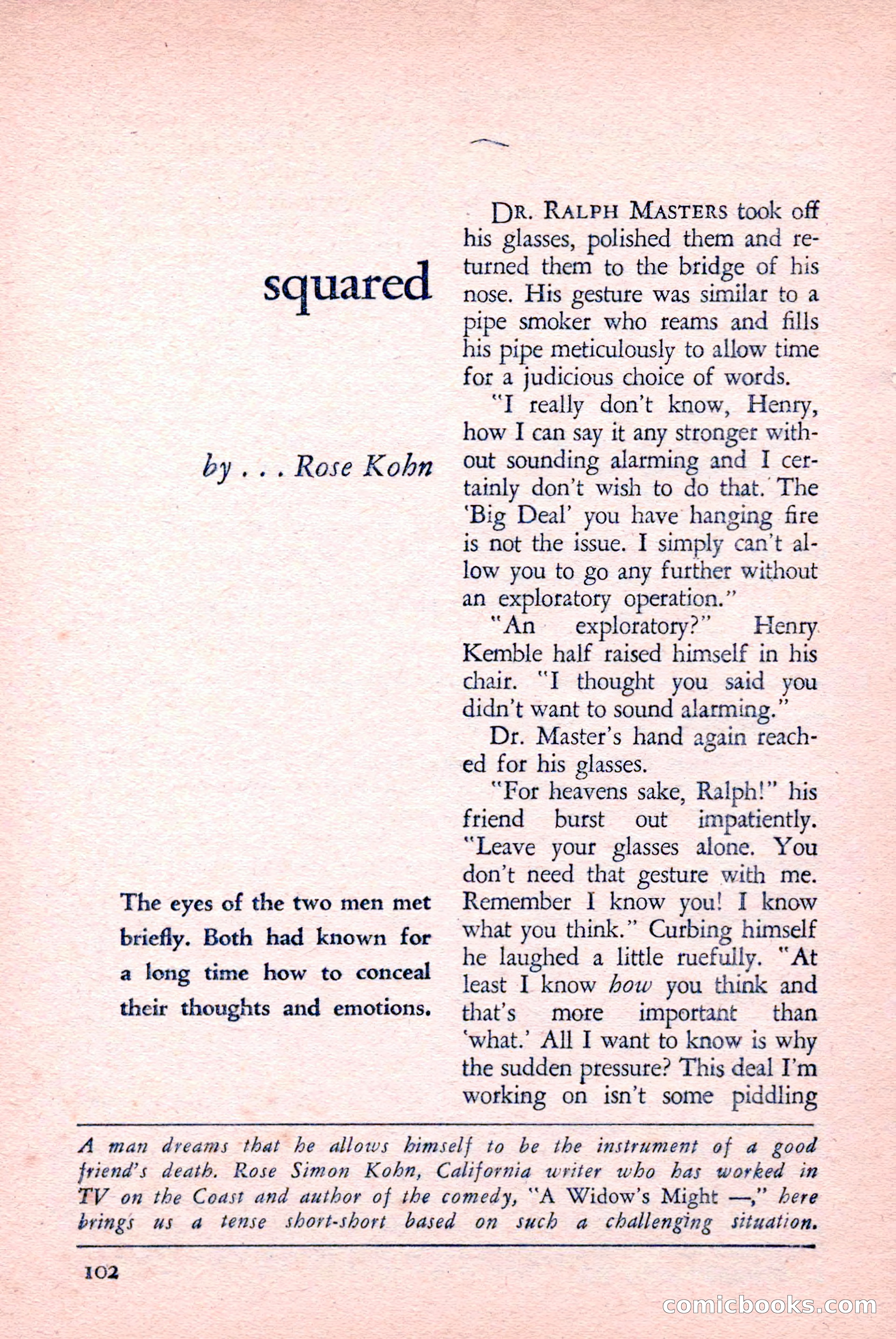 The Saint Detective Magazine, April 1958 — page 104 of 132
