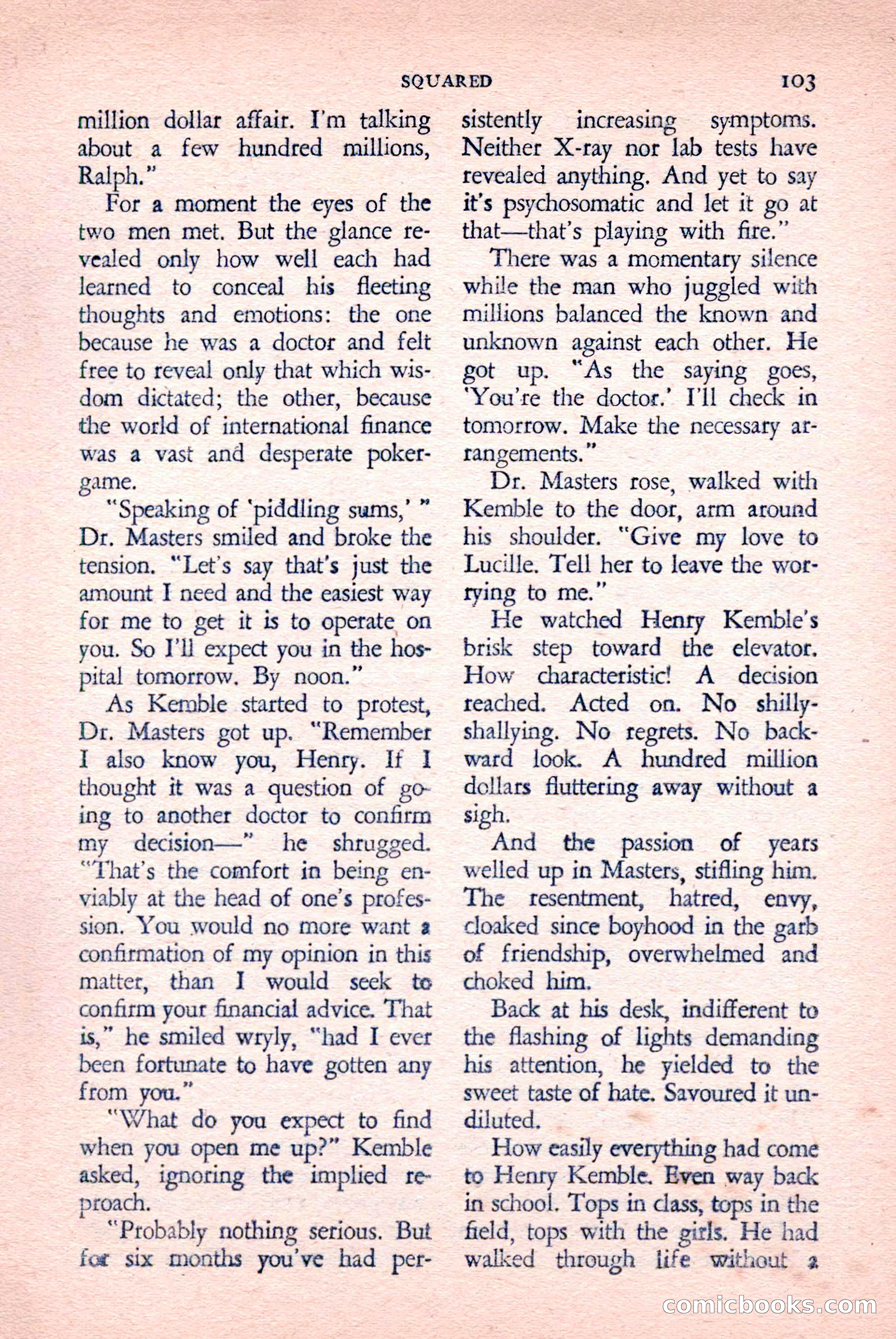 The Saint Detective Magazine, April 1958 — page 105 of 132