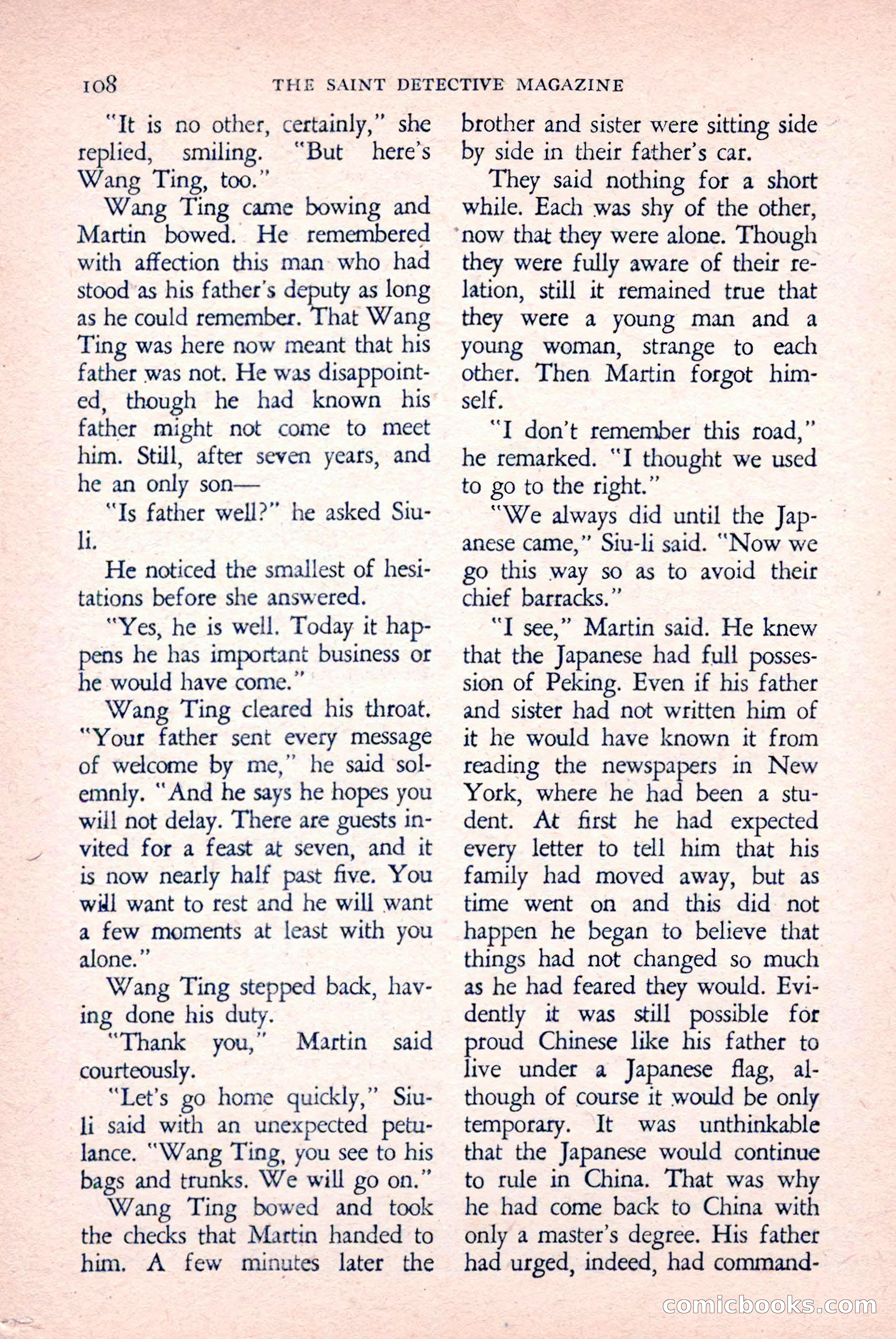 The Saint Detective Magazine, April 1958 — page 110 of 132