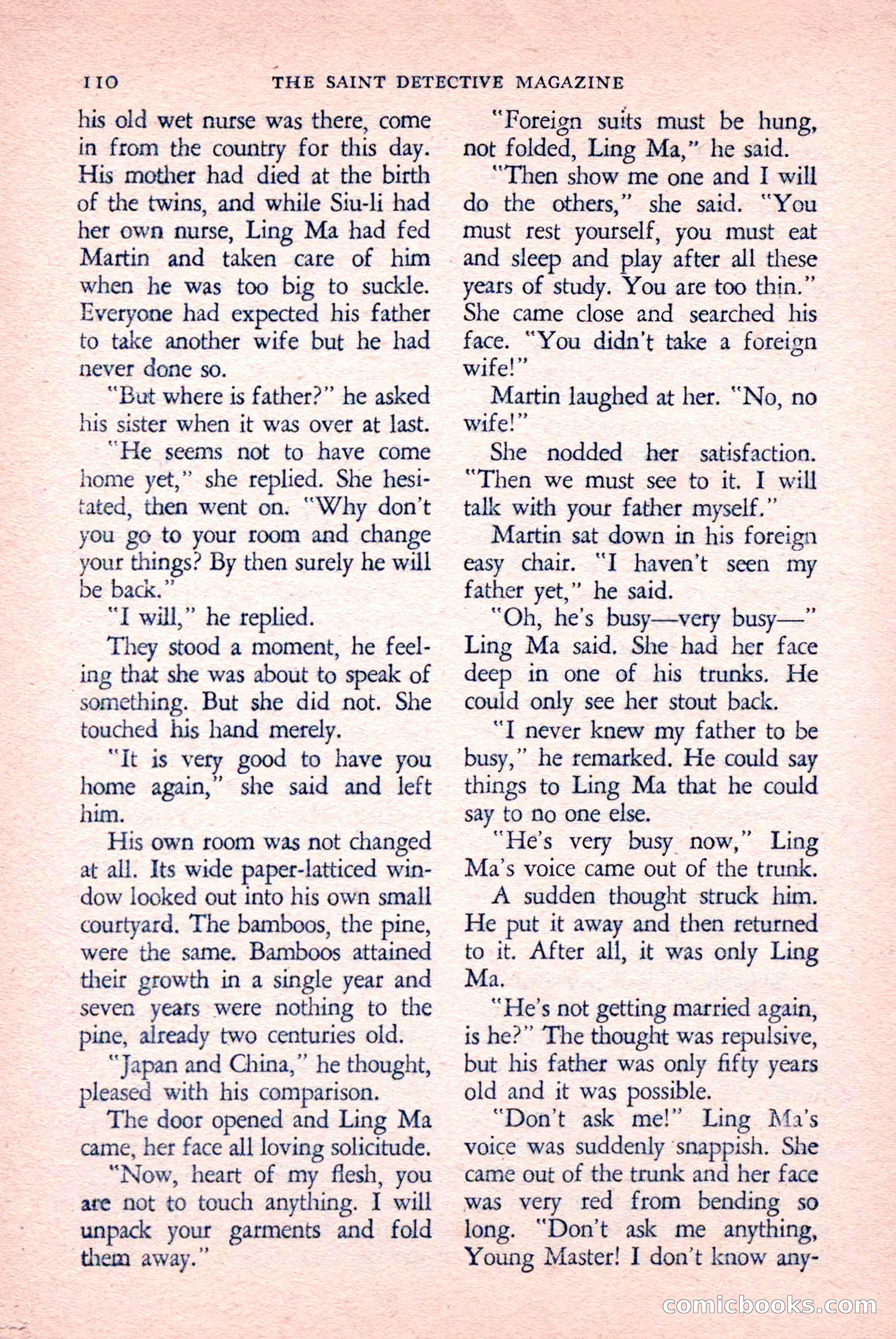 The Saint Detective Magazine, April 1958 — page 112 of 132