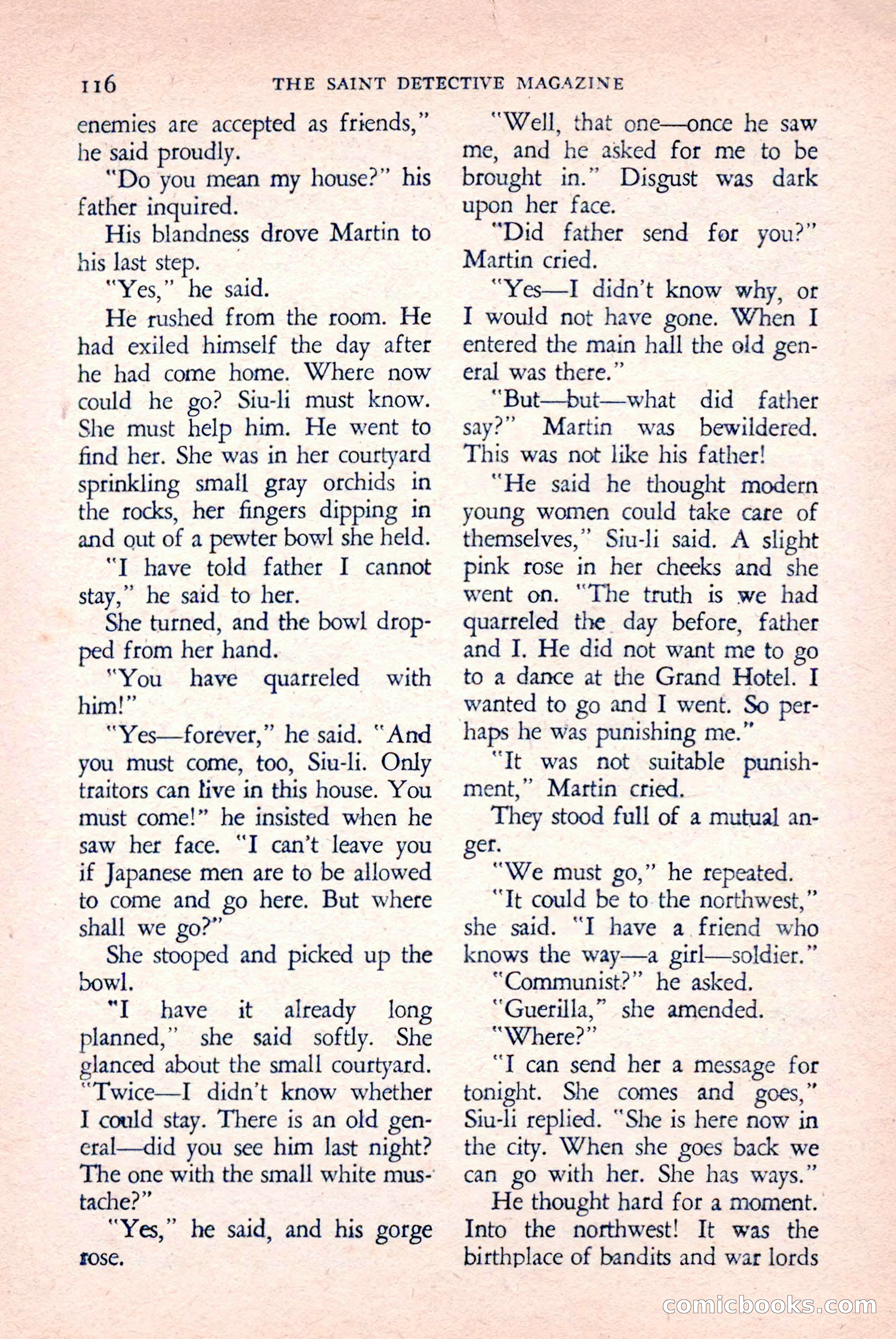 The Saint Detective Magazine, April 1958 — page 118 of 132
