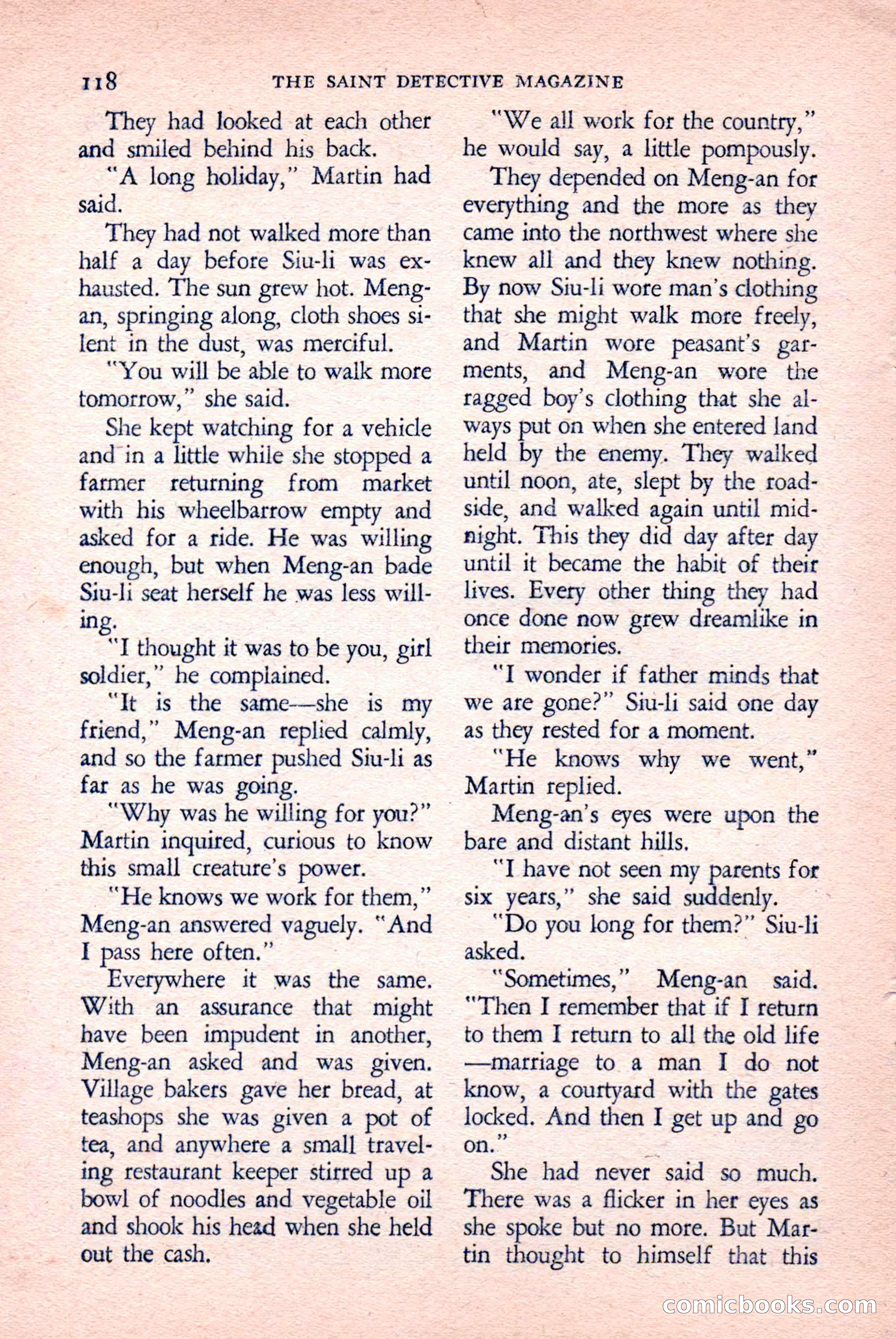 The Saint Detective Magazine, April 1958 — page 120 of 132