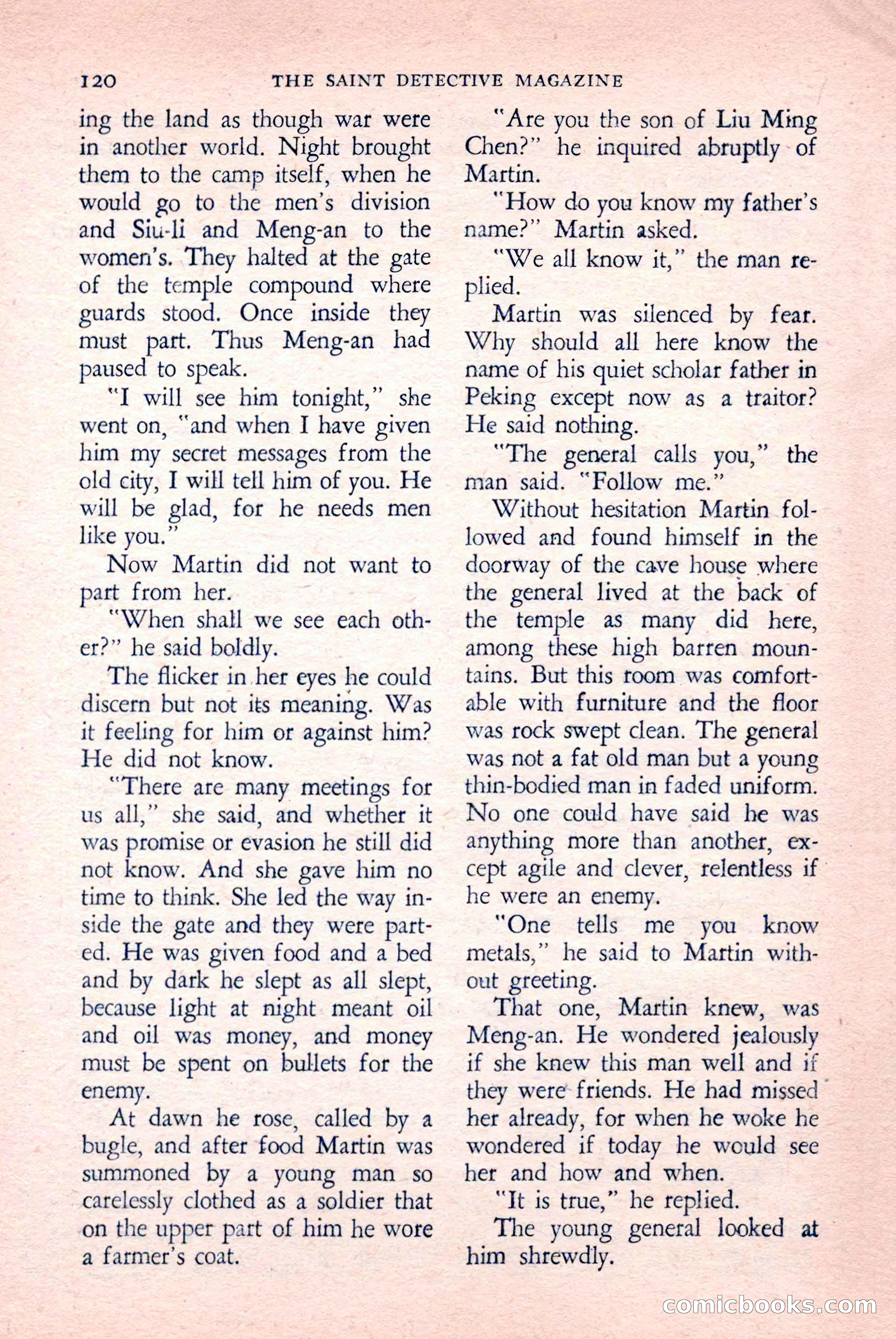 The Saint Detective Magazine, April 1958 — page 122 of 132