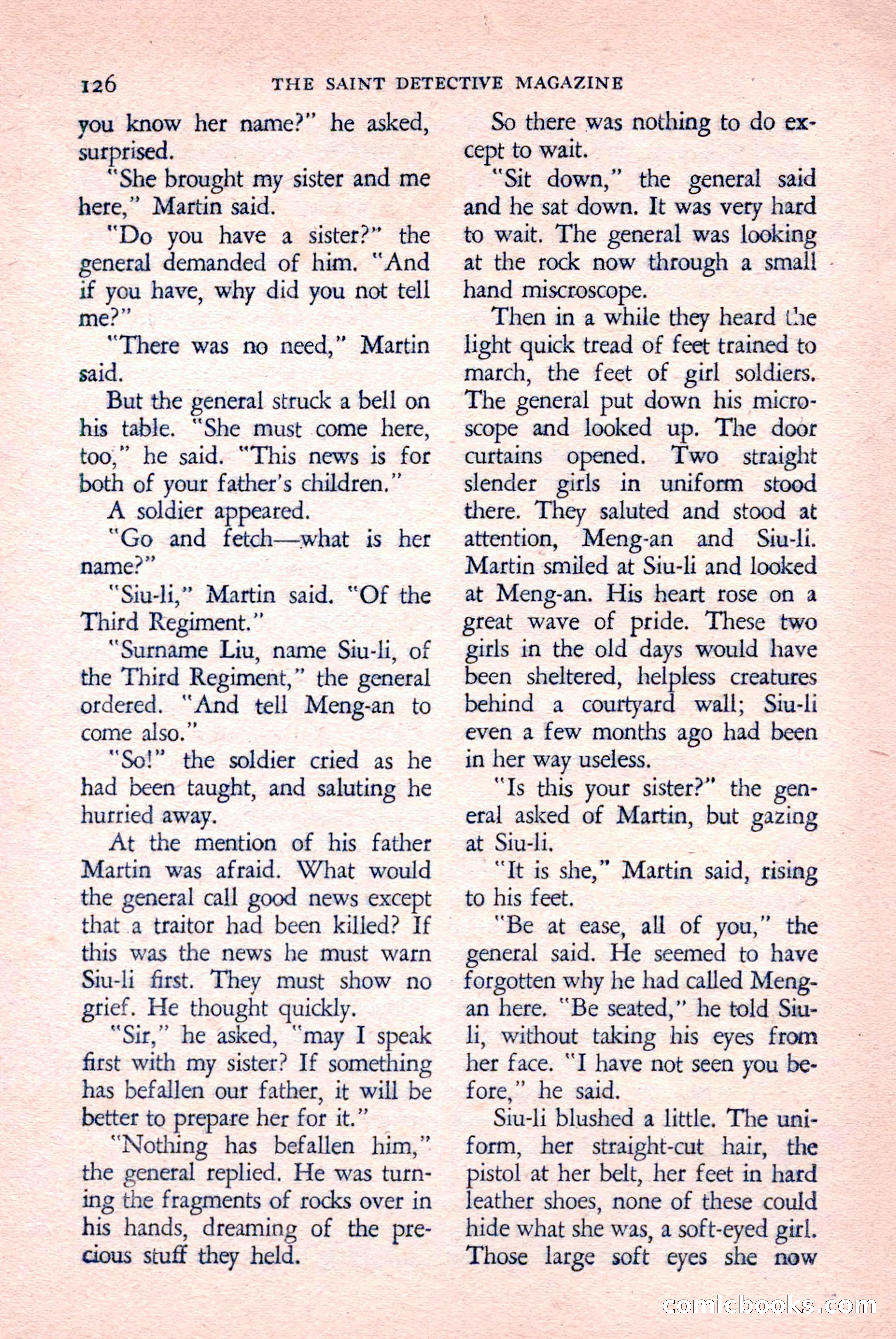 The Saint Detective Magazine, April 1958 — page 128 of 132