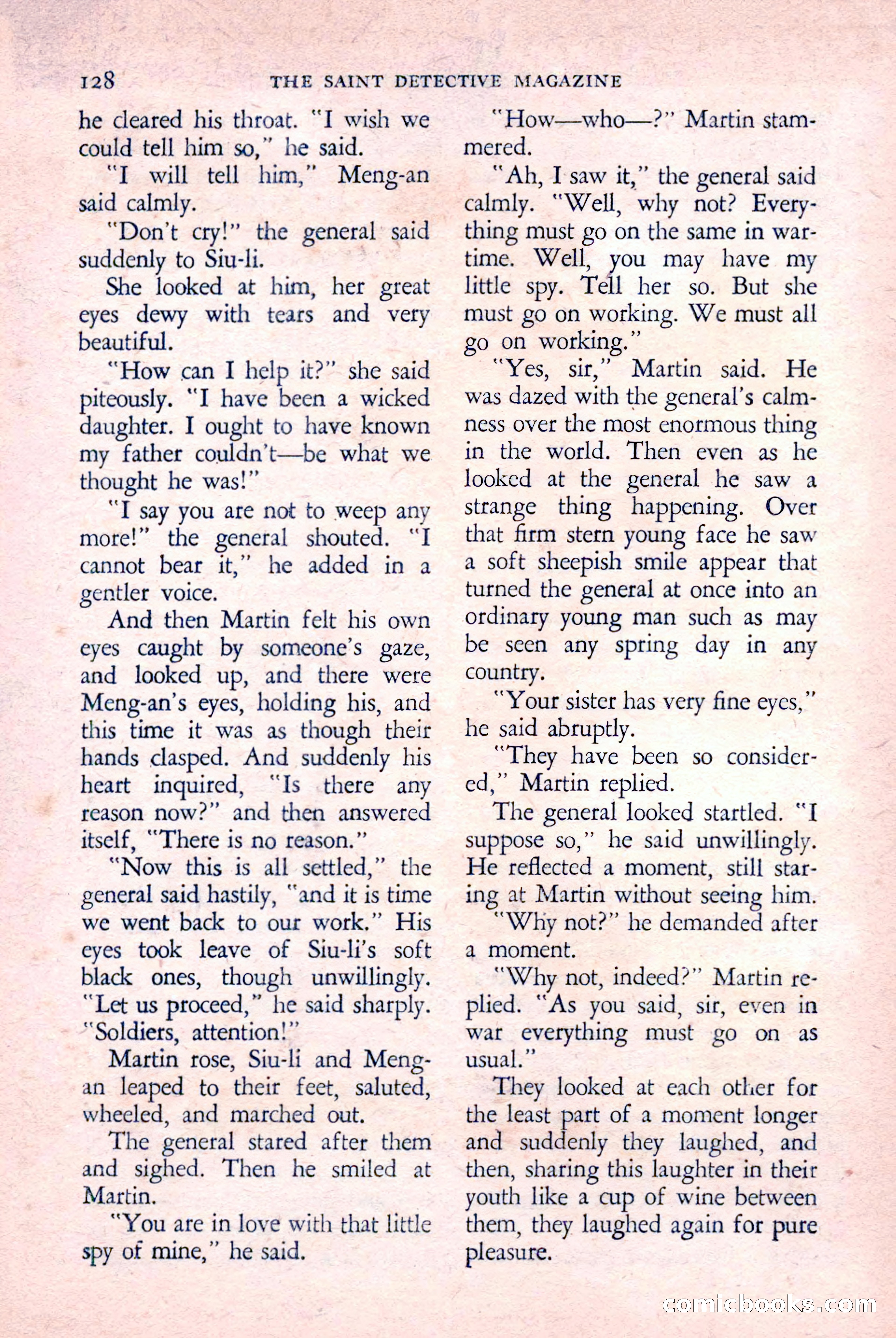 The Saint Detective Magazine, April 1958 — page 130 of 132