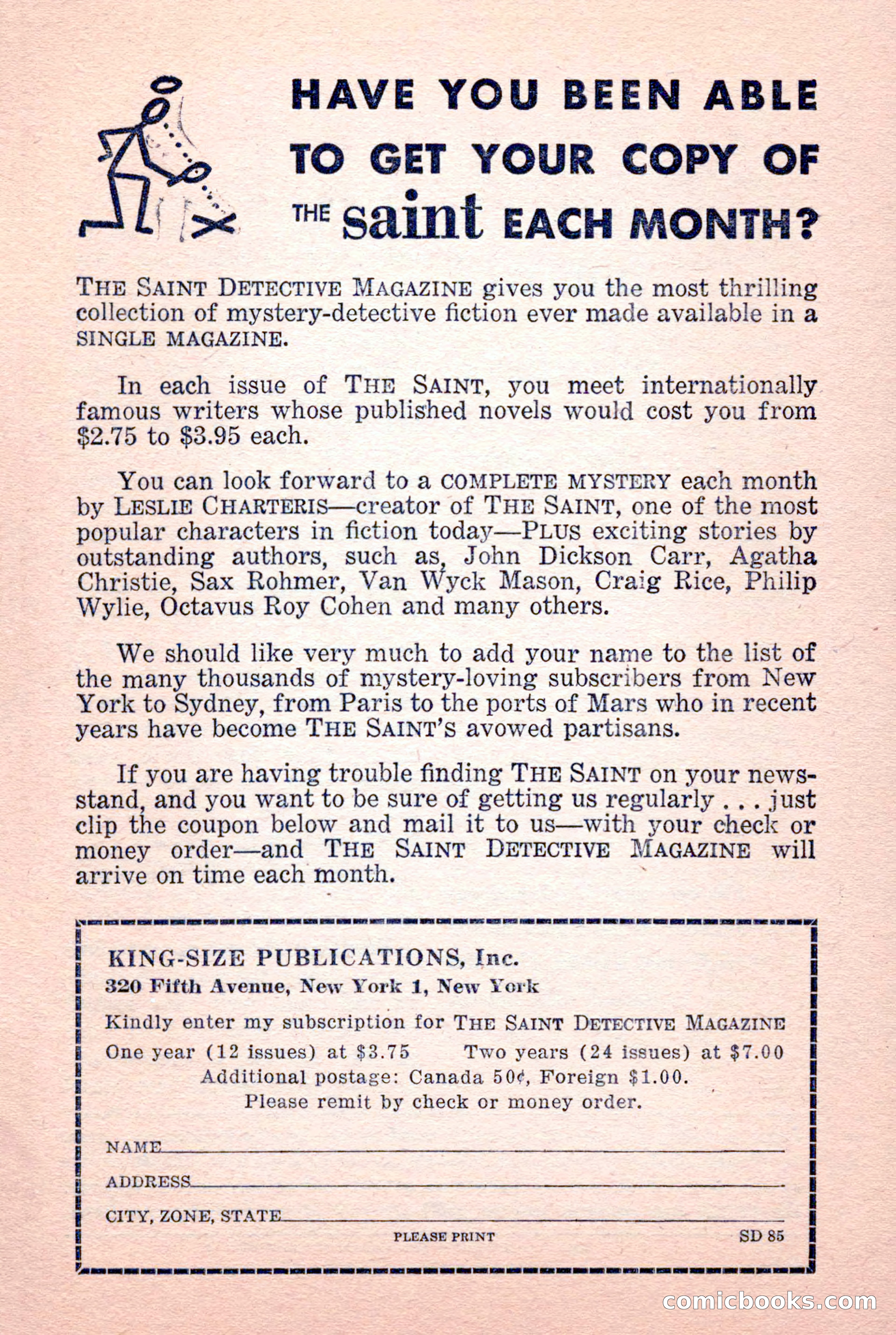 The Saint Detective Magazine, May 1958 — page 5 of 132