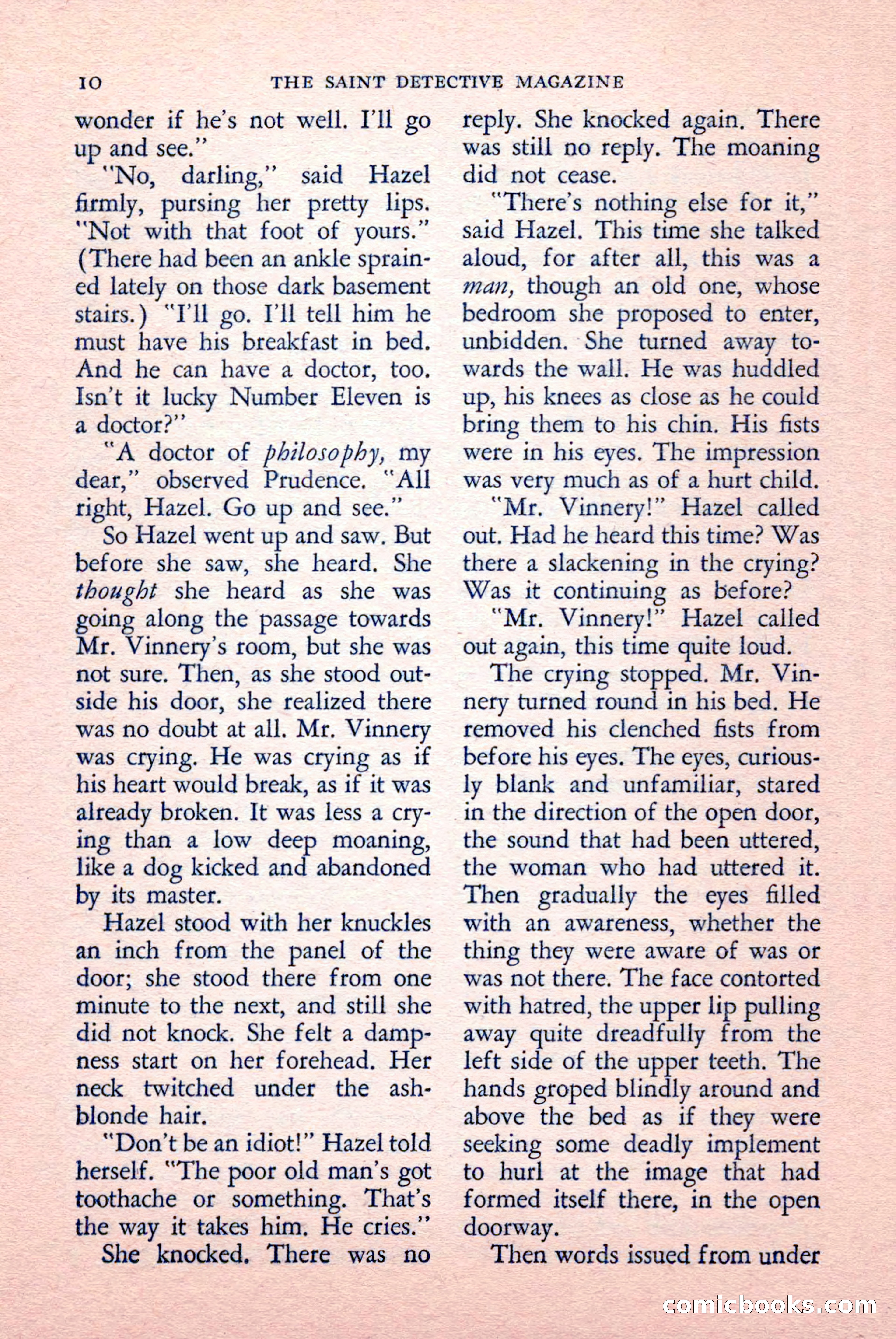 The Saint Detective Magazine, May 1958 — page 12 of 132