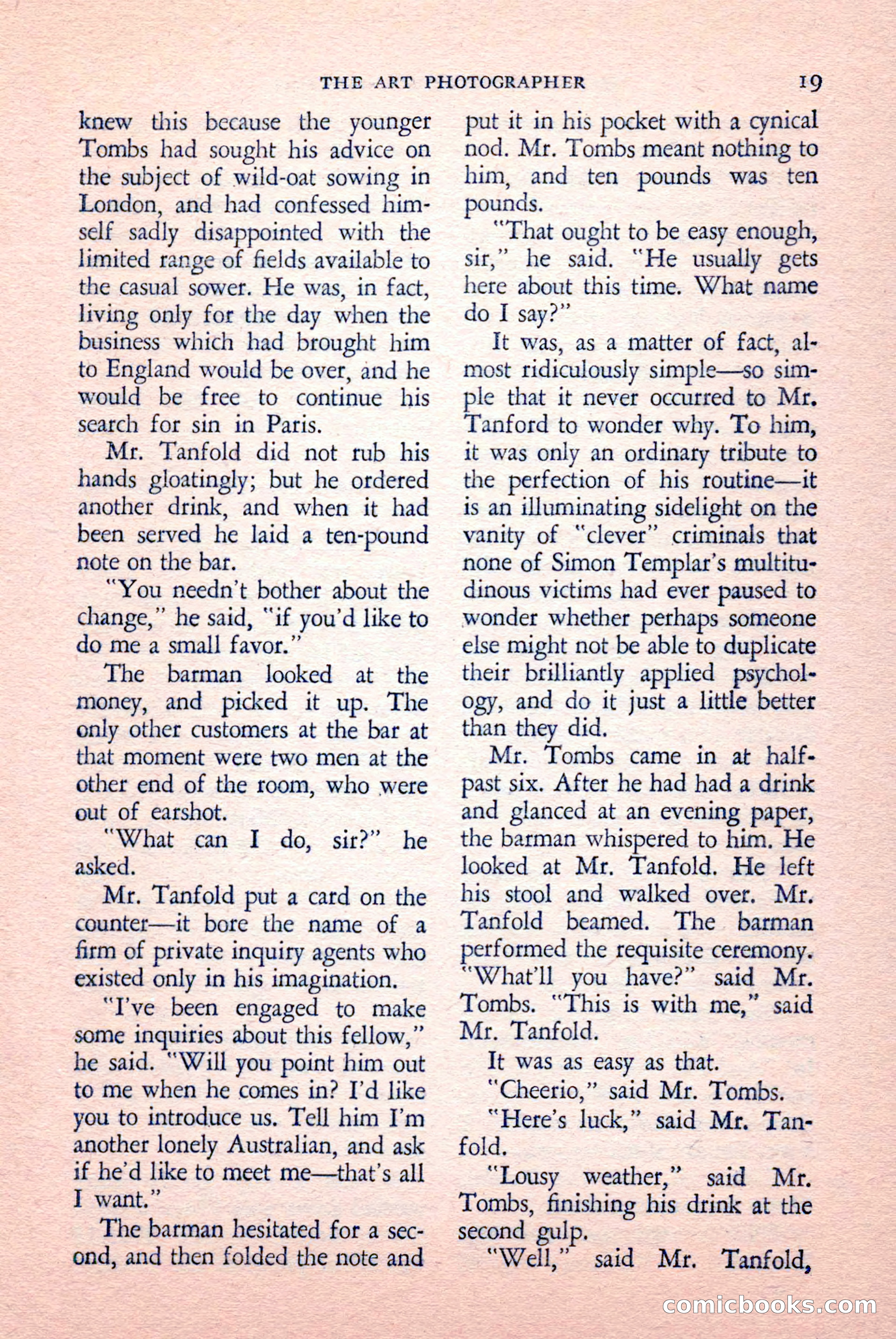 The Saint Detective Magazine, May 1958 — page 21 of 132