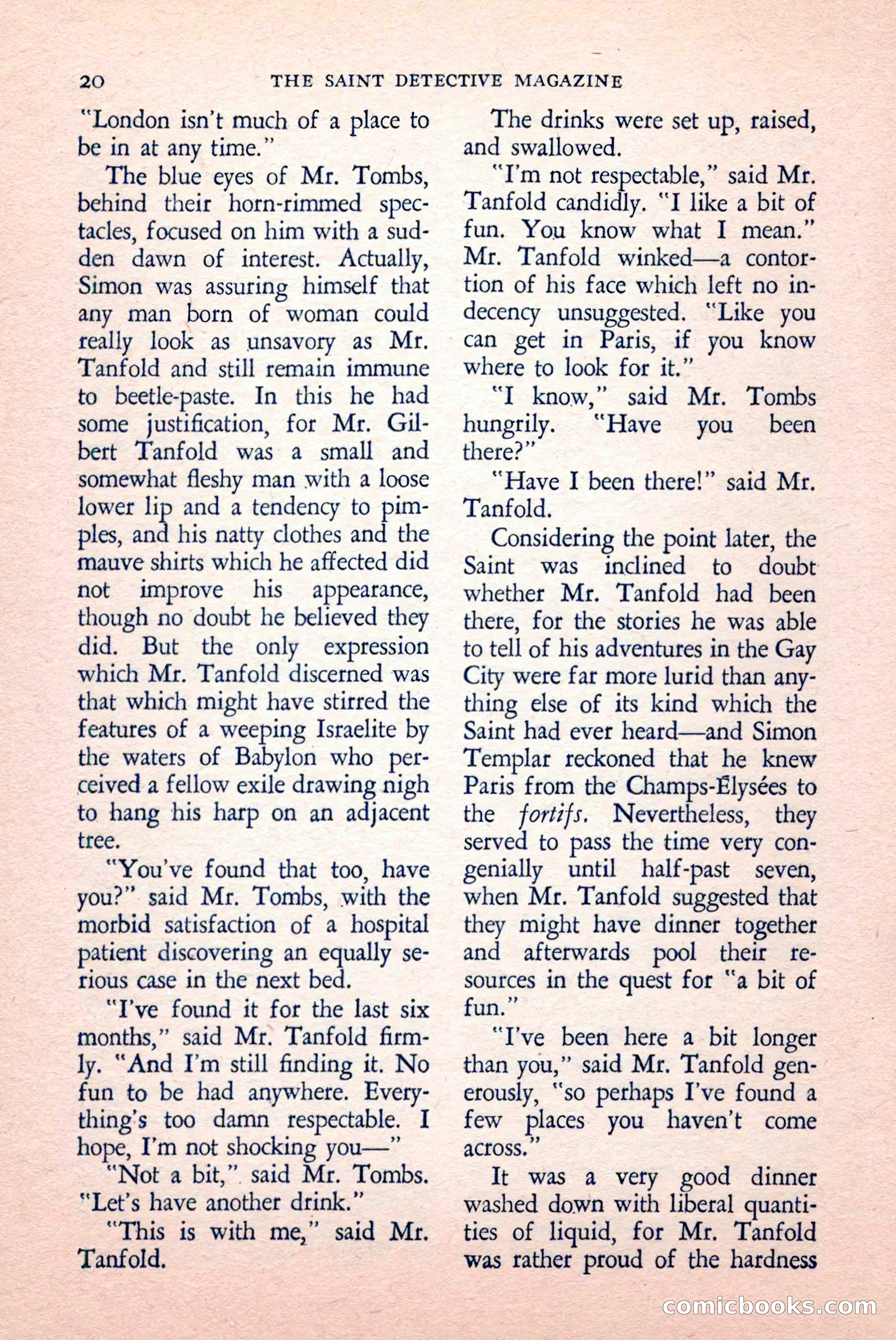 The Saint Detective Magazine, May 1958 — page 22 of 132