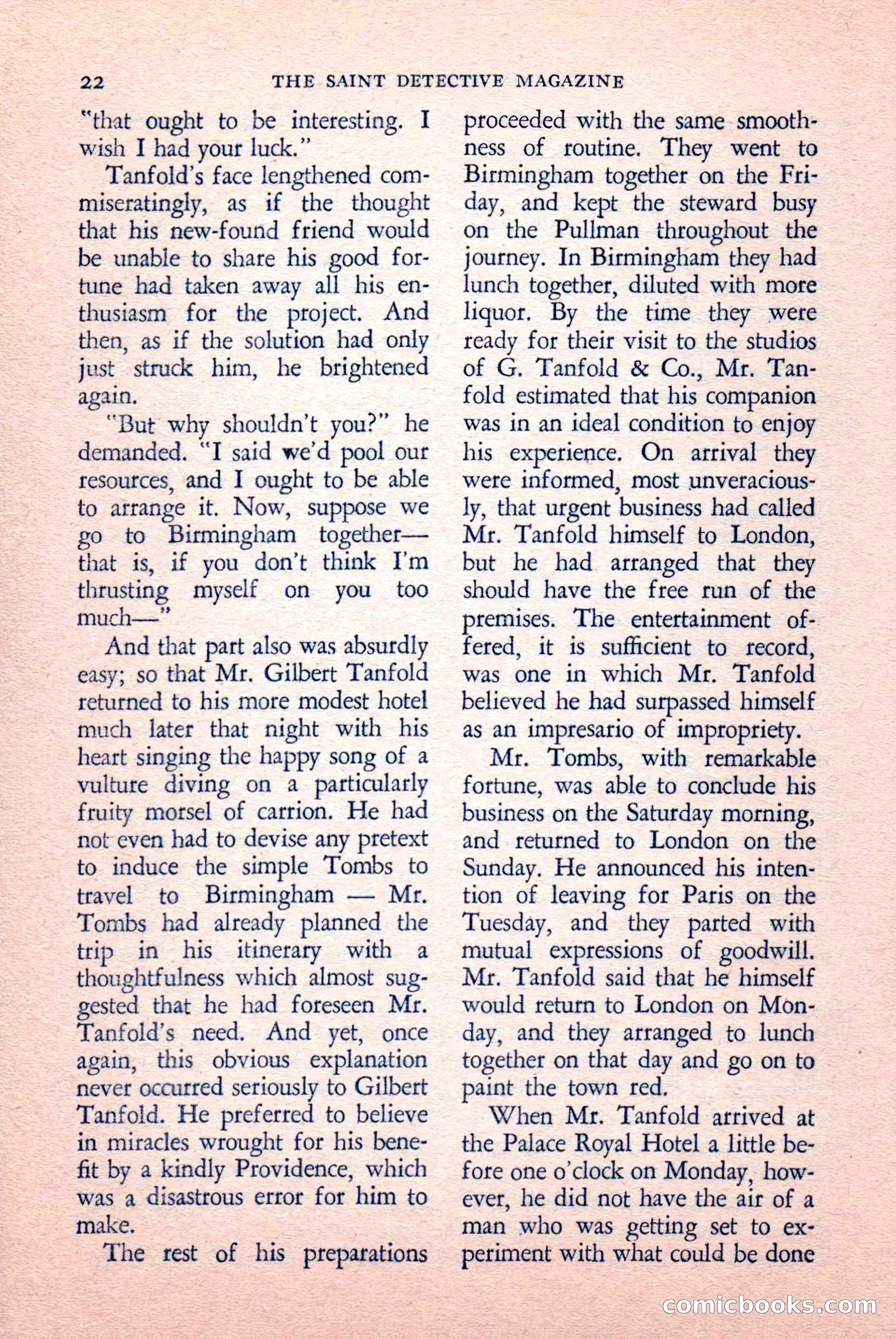 The Saint Detective Magazine, May 1958 — page 24 of 132